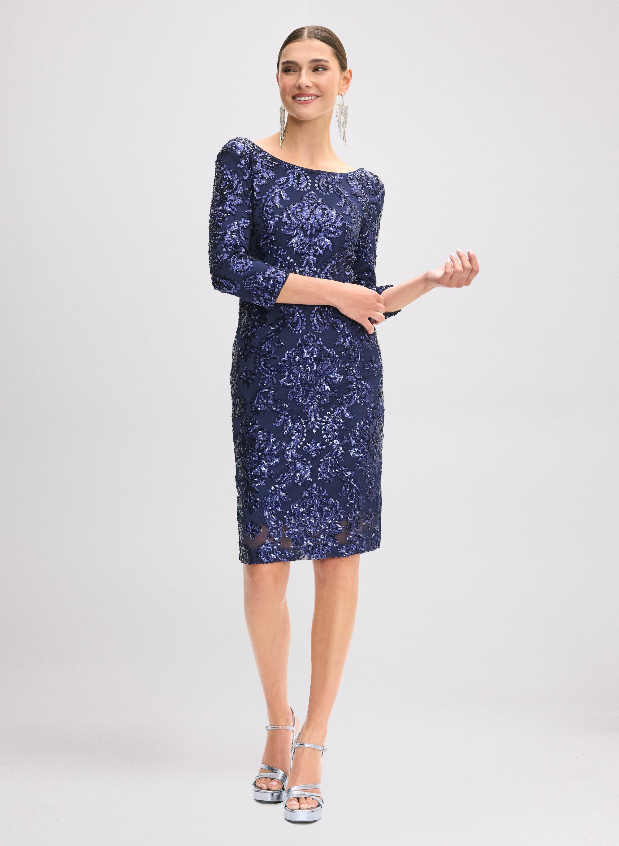 Sequin Pattern Dress Sequin Pattern Dress