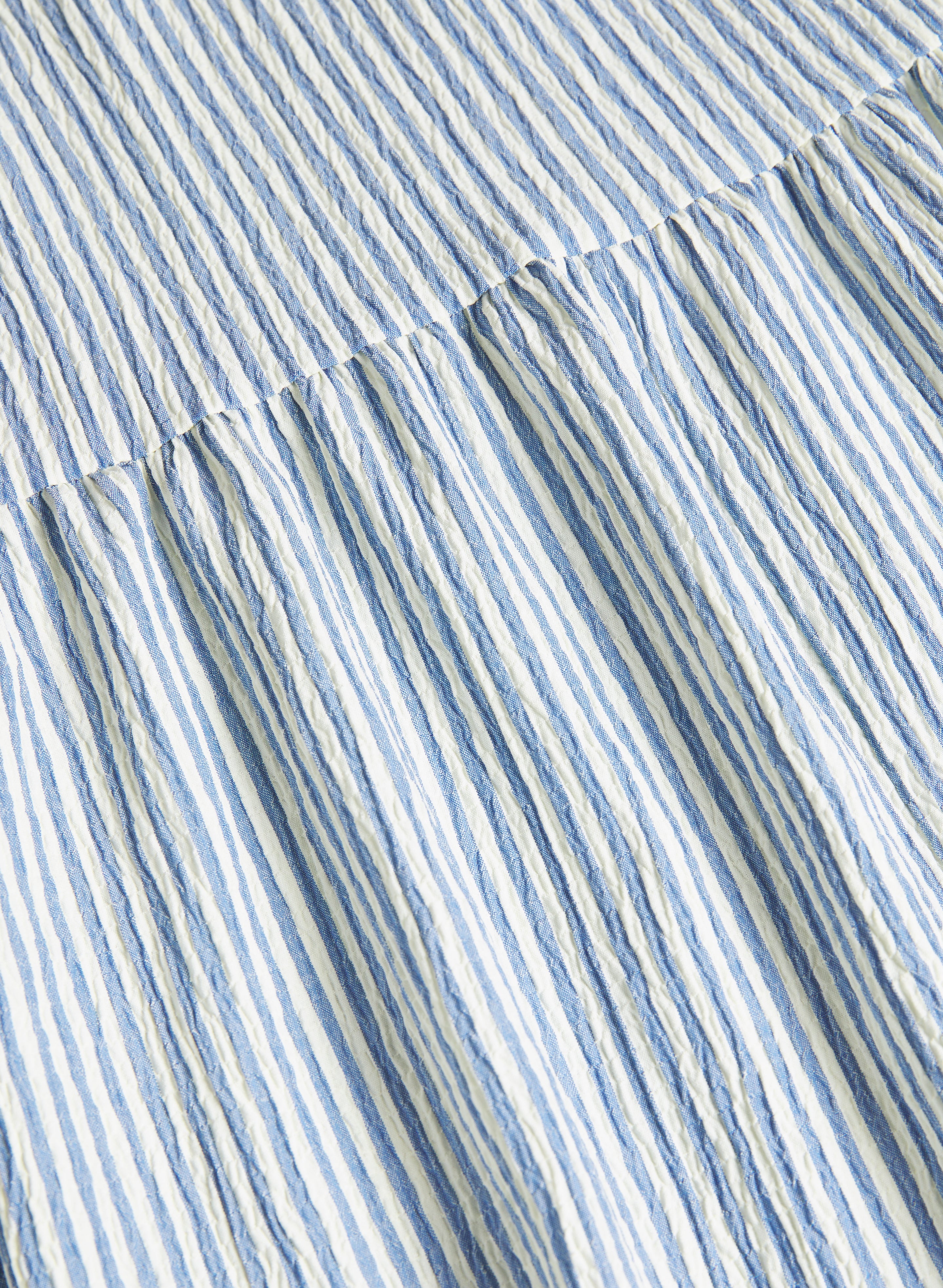 Striped Ruffle Detail Dress