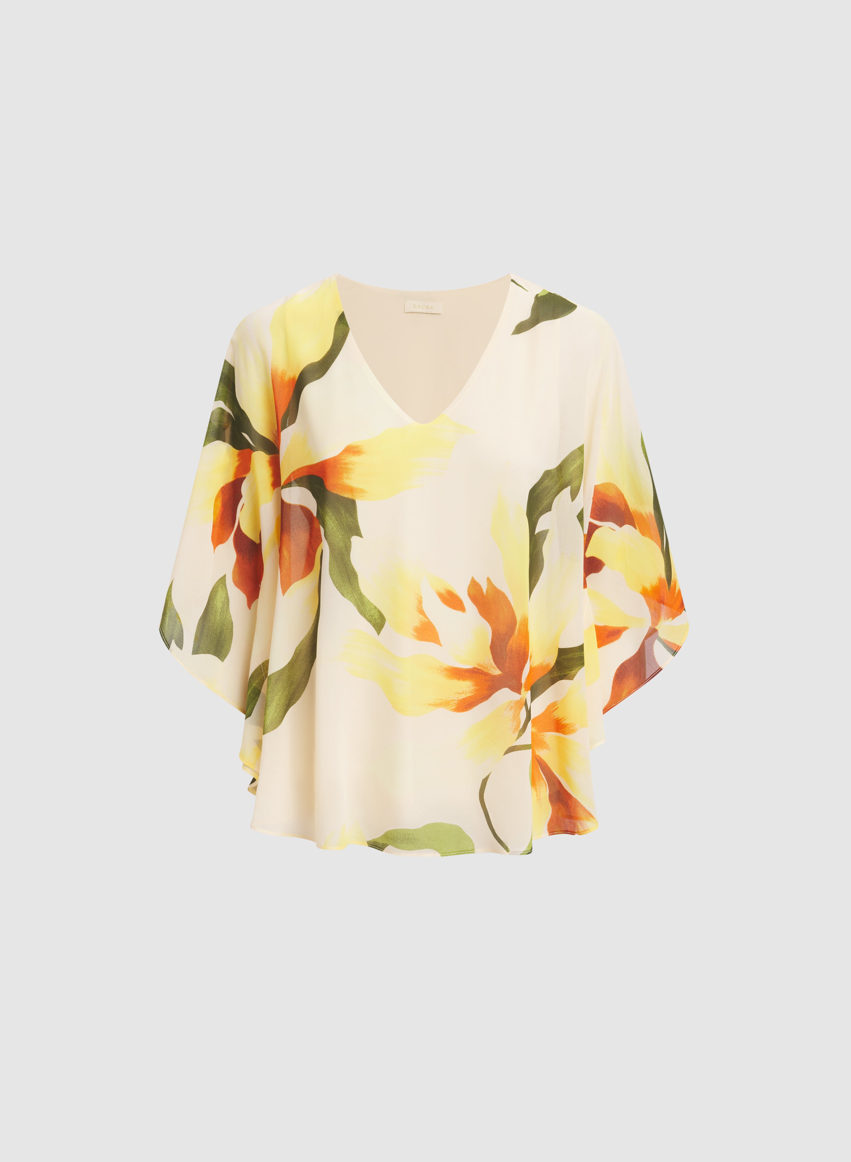 Lily Print Chiffon Blouse