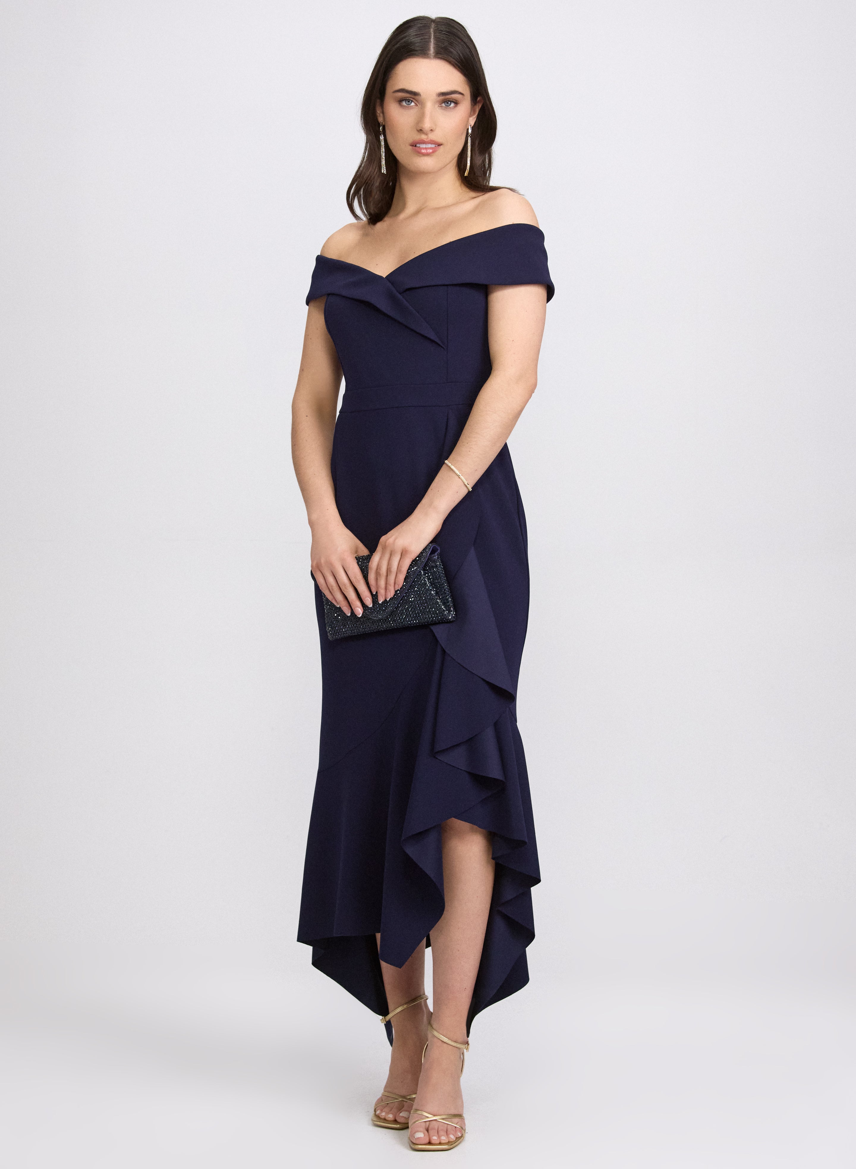 Off-The-Shoulder Ruffle Dress Off-The-Shoulder Ruffle Dress