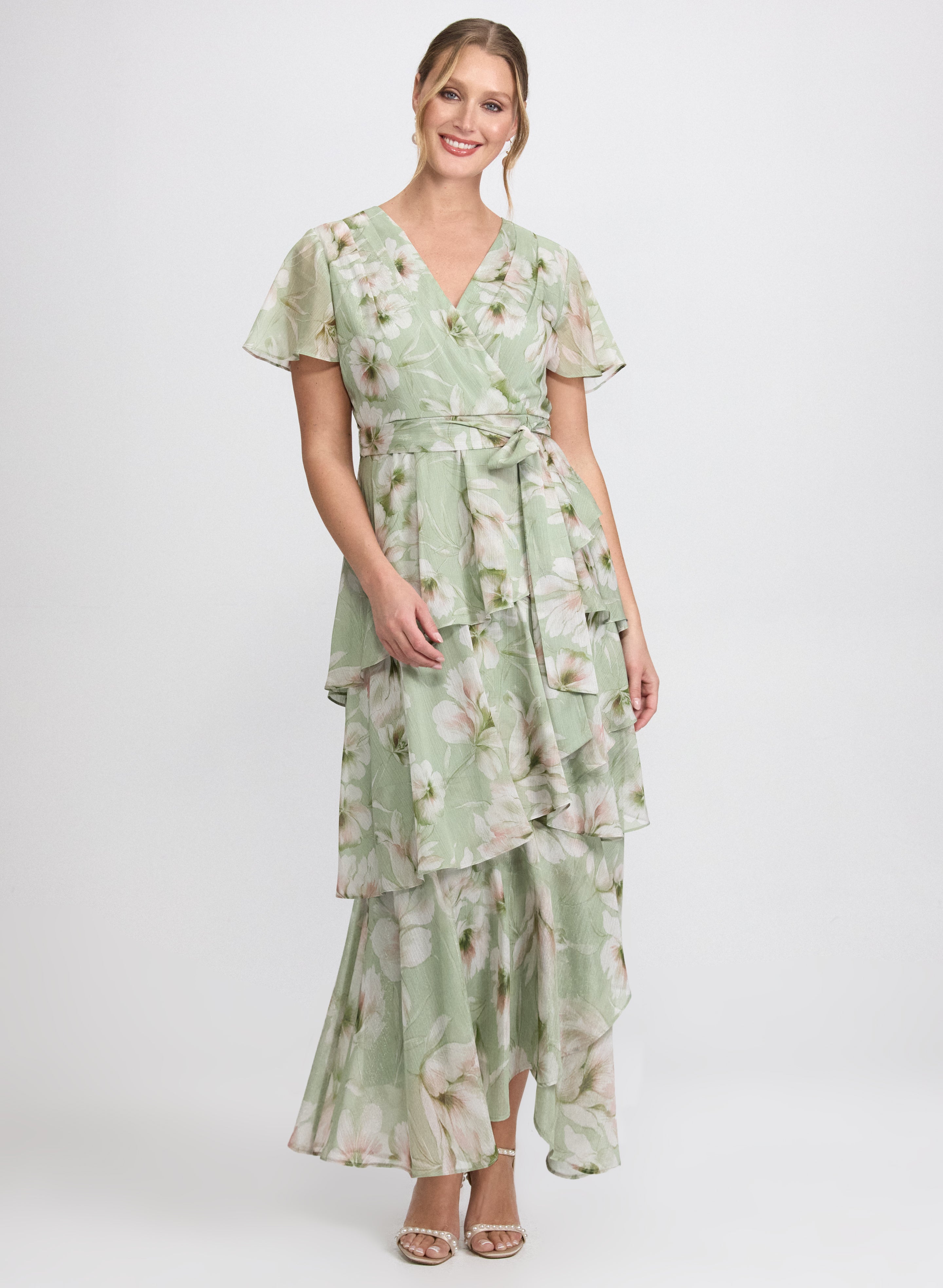 Floral Tiered Dress