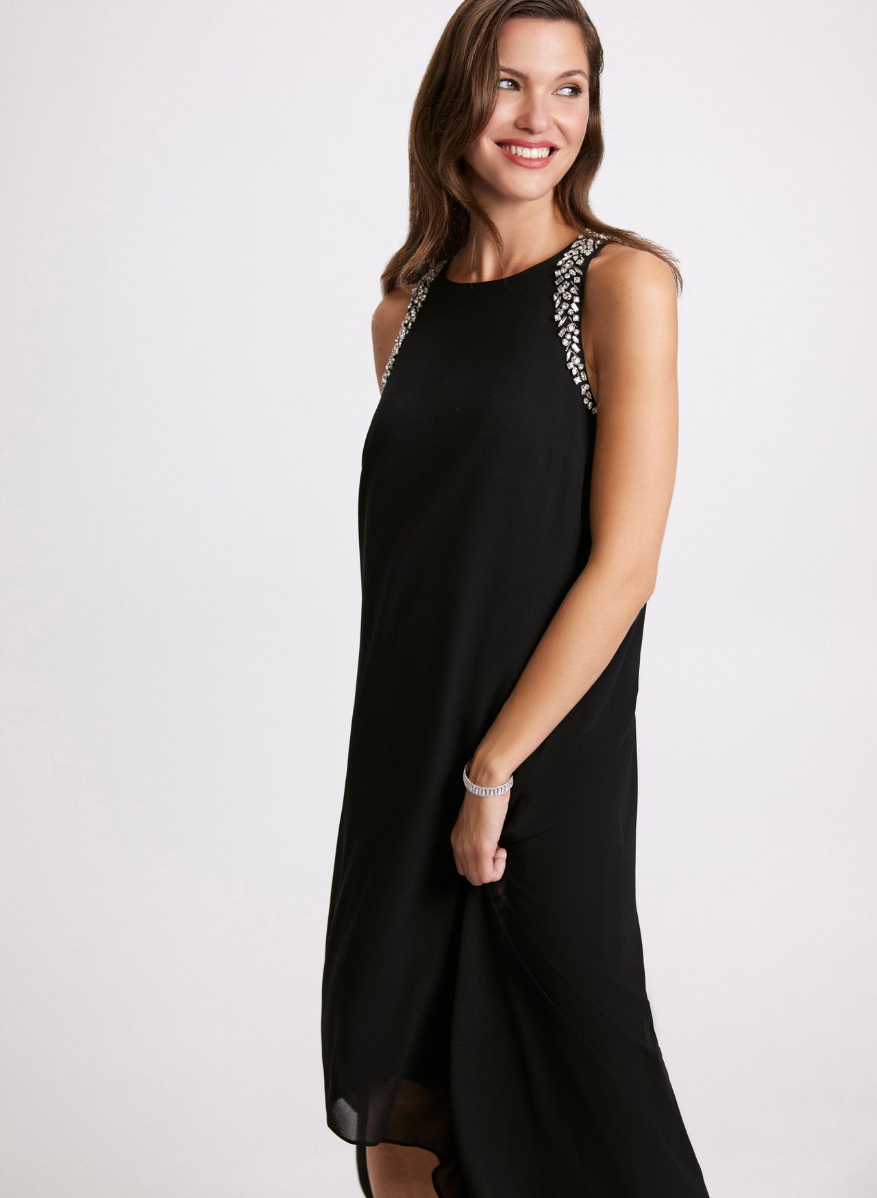 Sleeveless Chiffon Gown