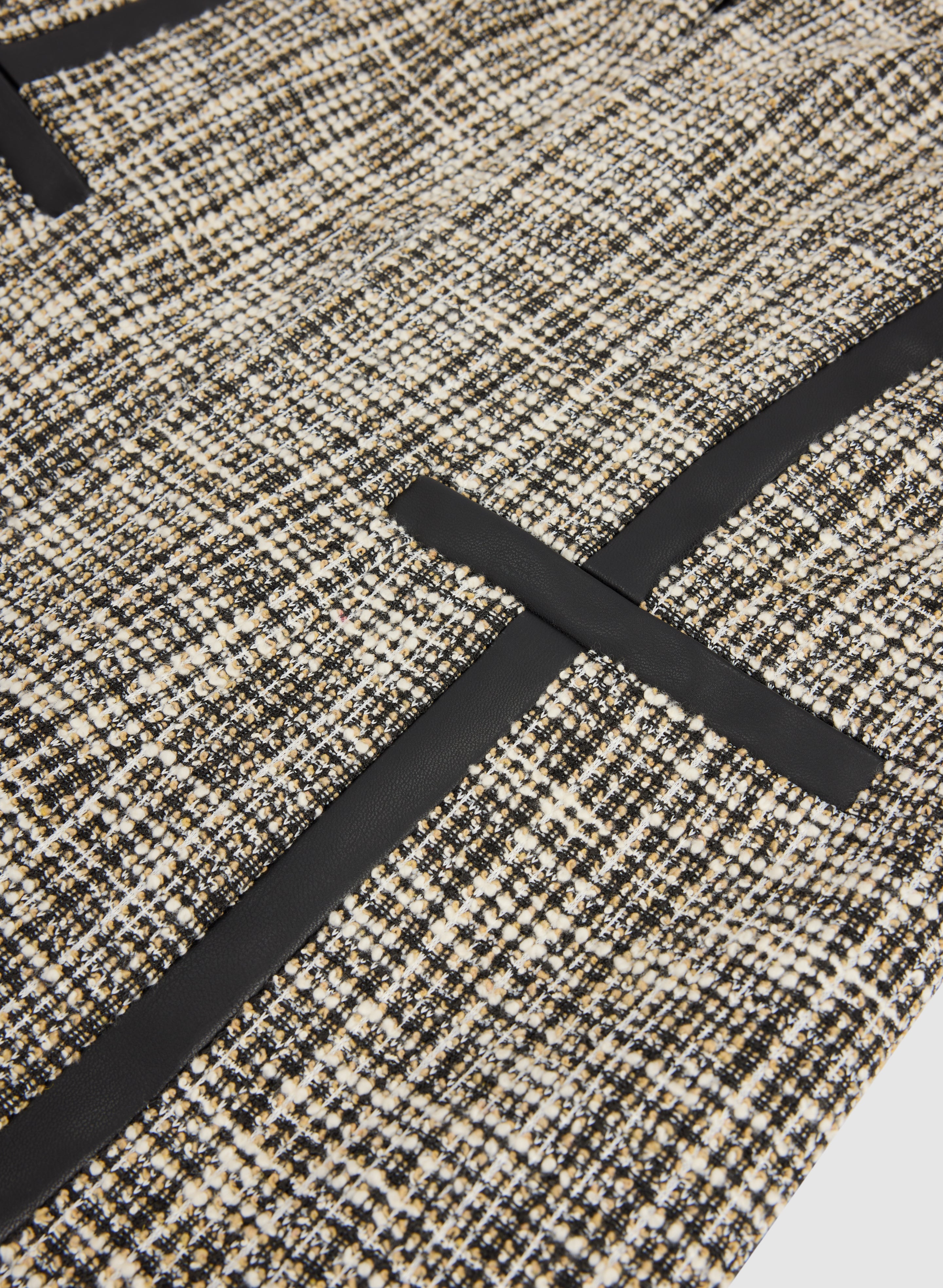 Tweed Open-Front Coat