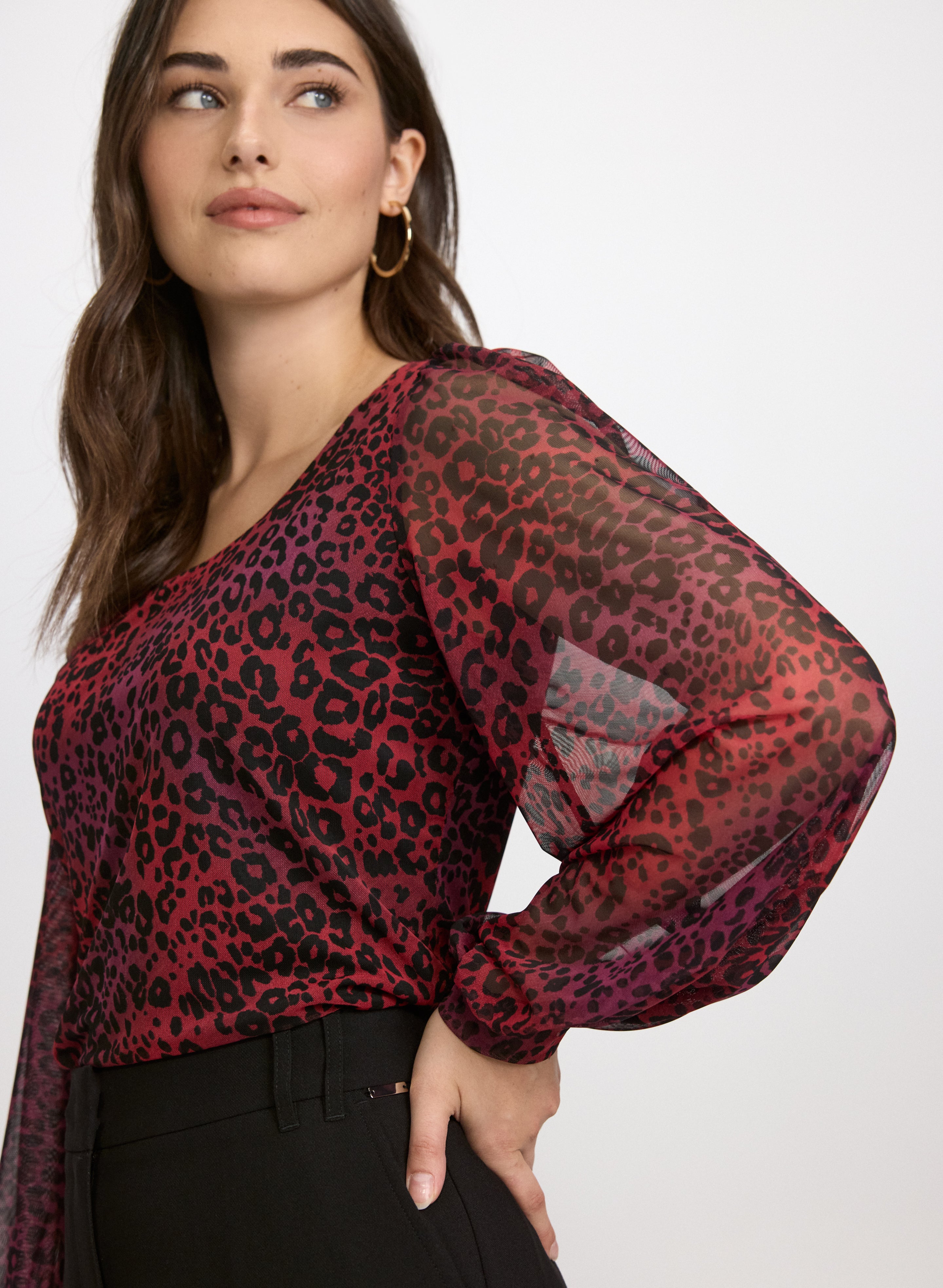 laura Animal Print Top | Clothing