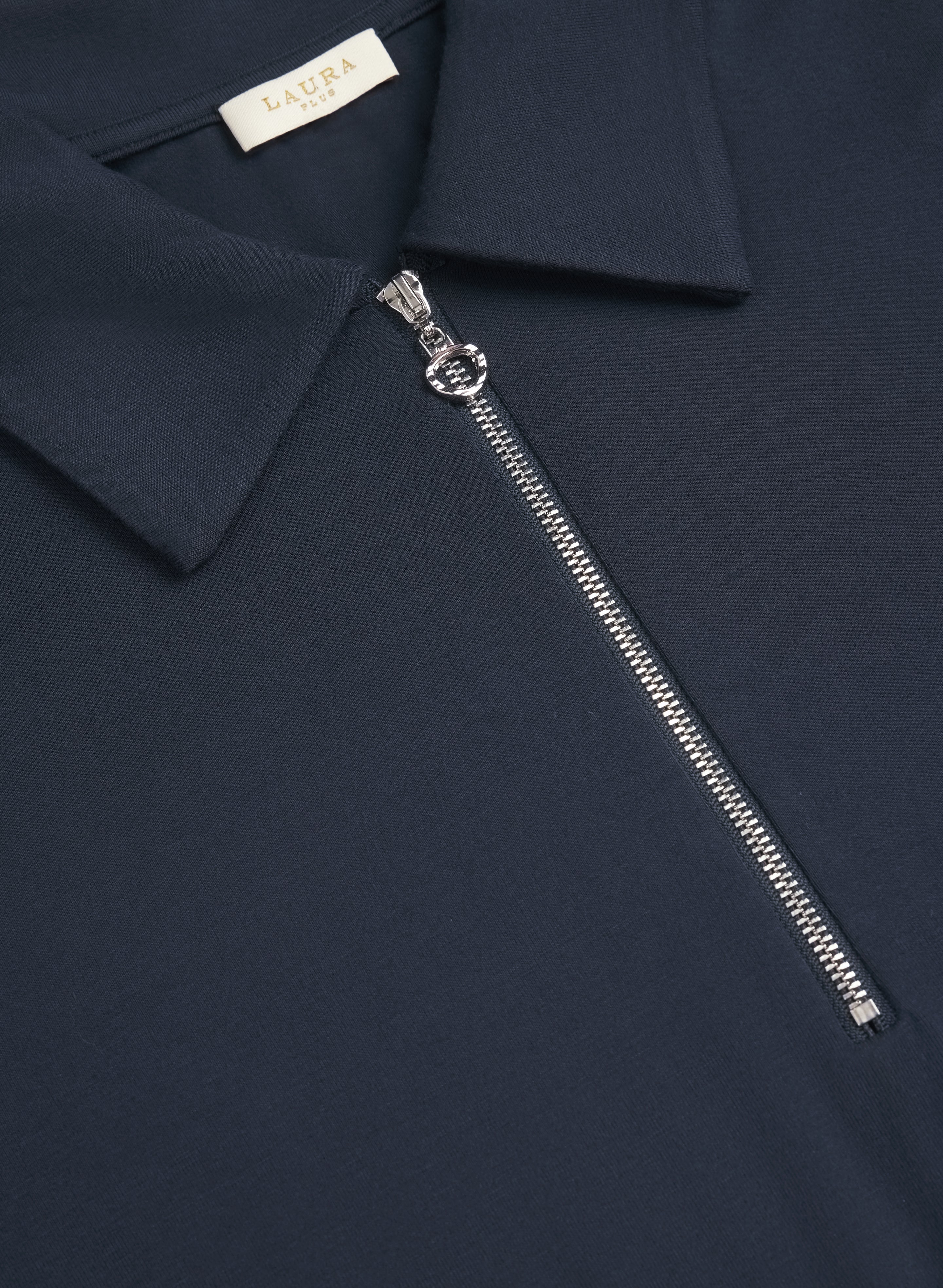 Half-Zip Polo Top