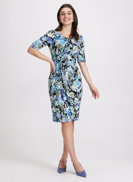 ⭐︎ka⭐︎et.UNIVER Frourish attached dress Floral Jersey Dress