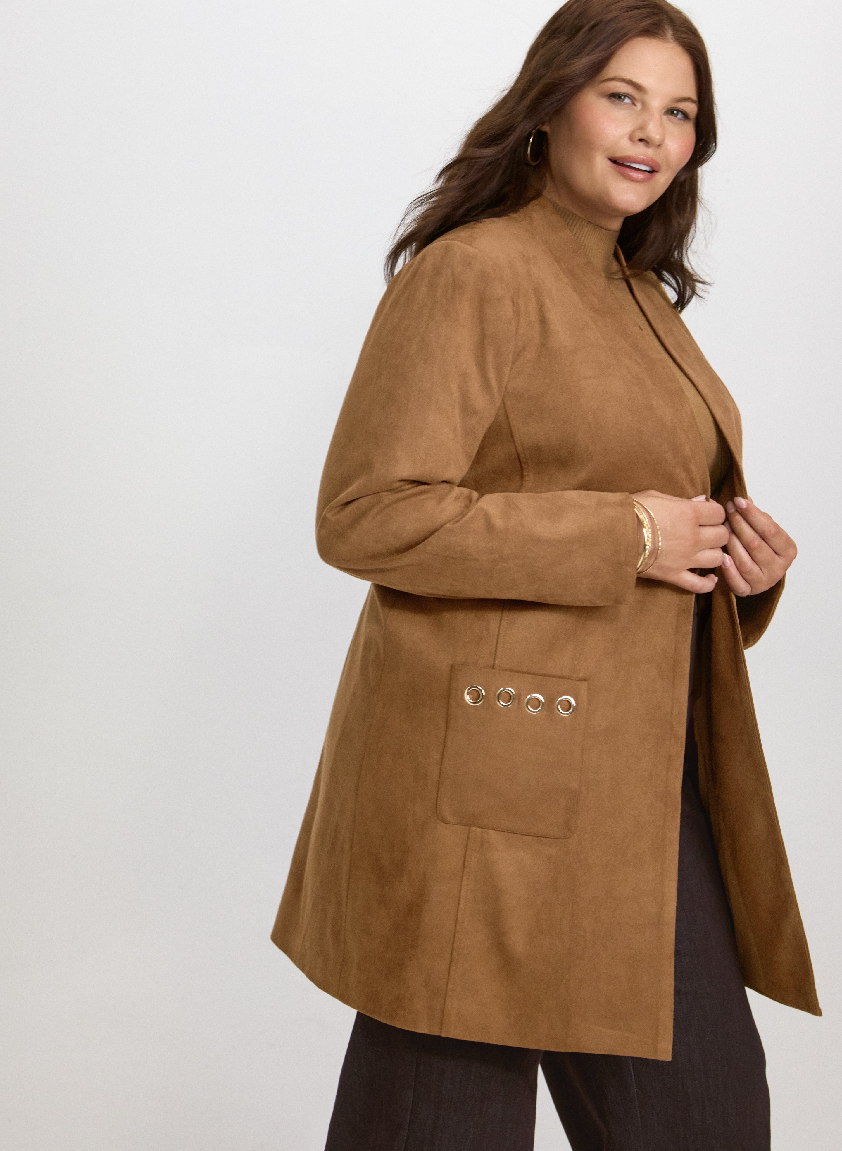 Faux-Suede Jacket