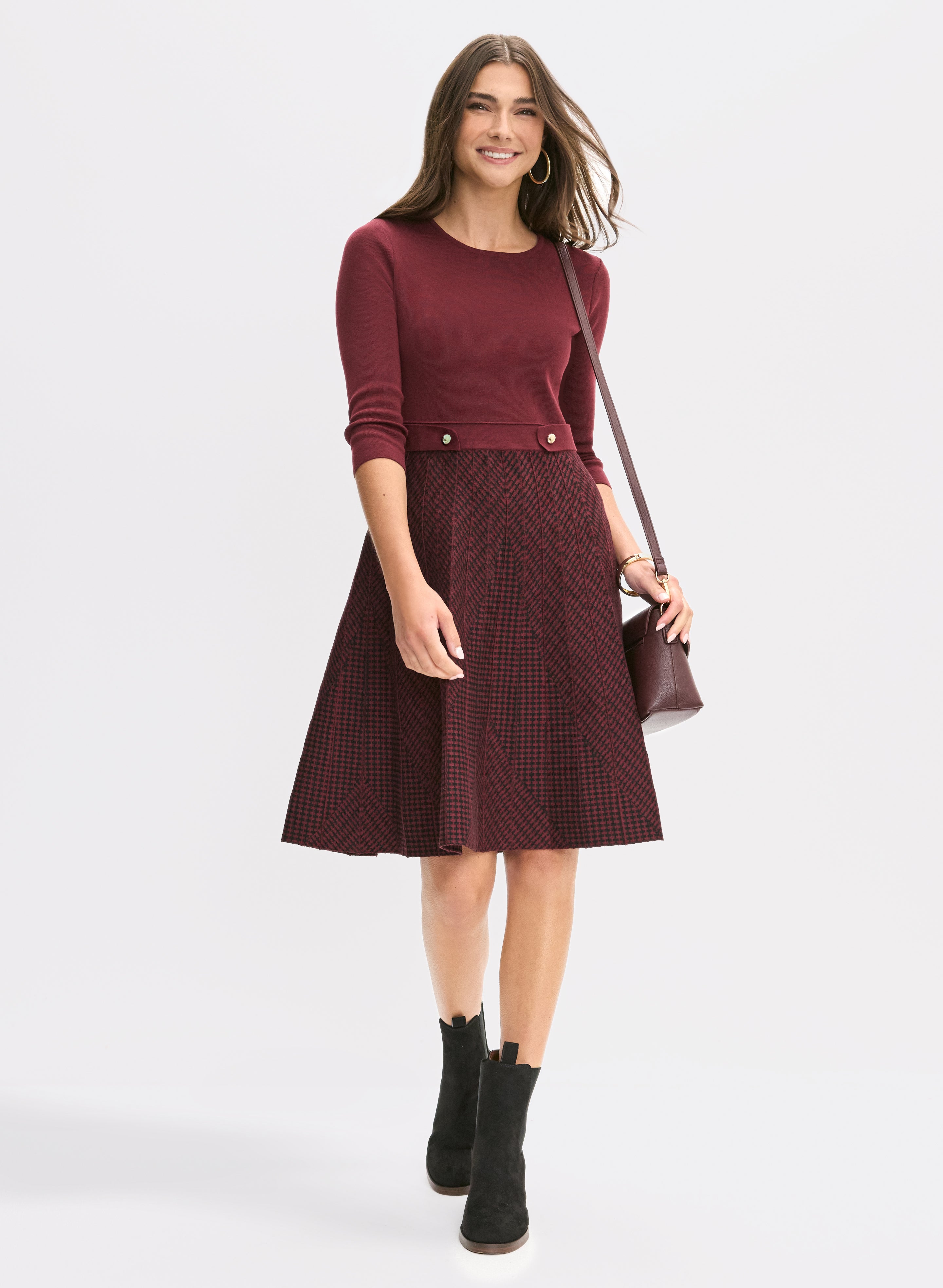 Knit Fit & Flare Dress Knit Fit & Flare Dress
