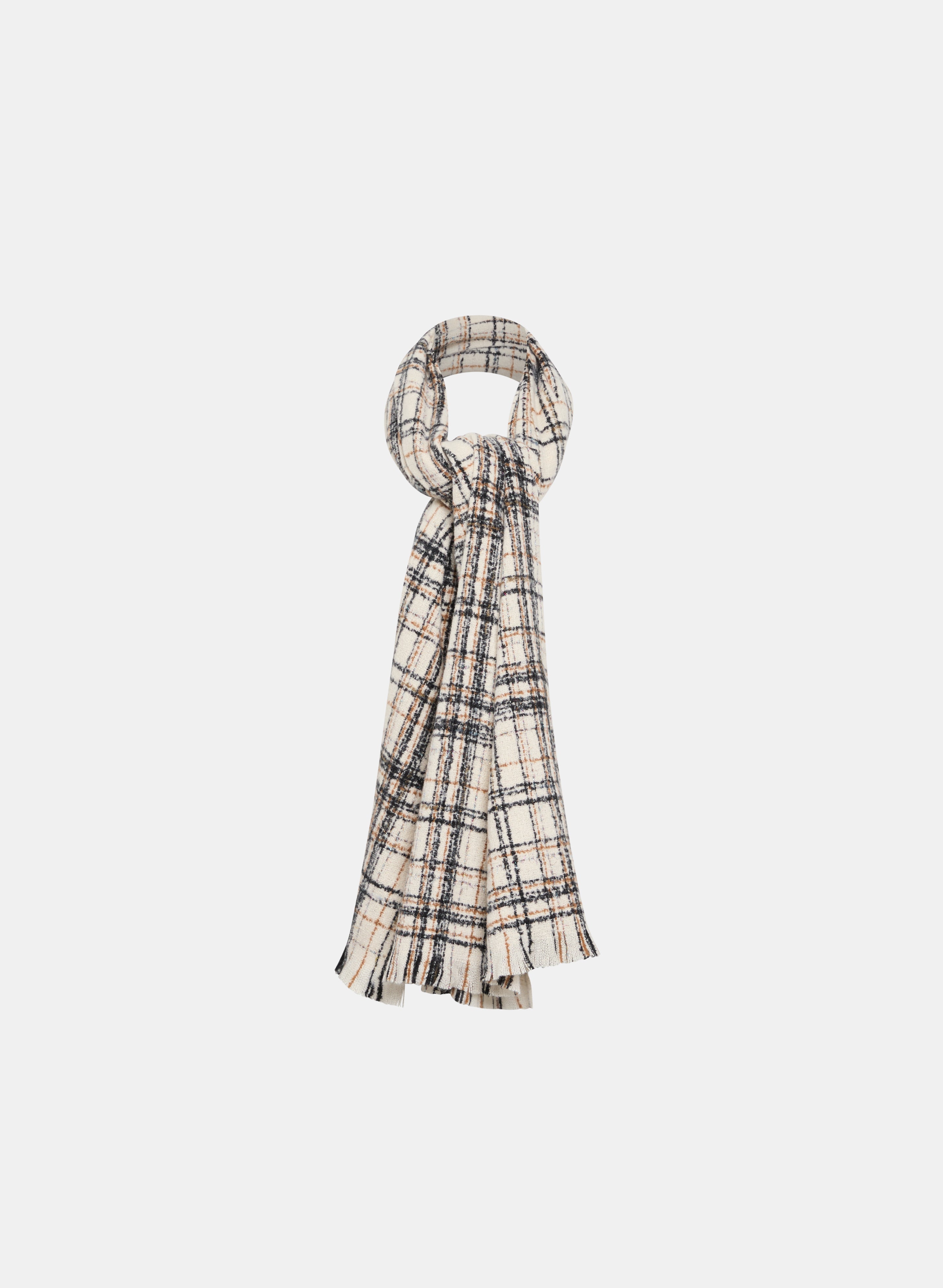 Plaid Print Scarf