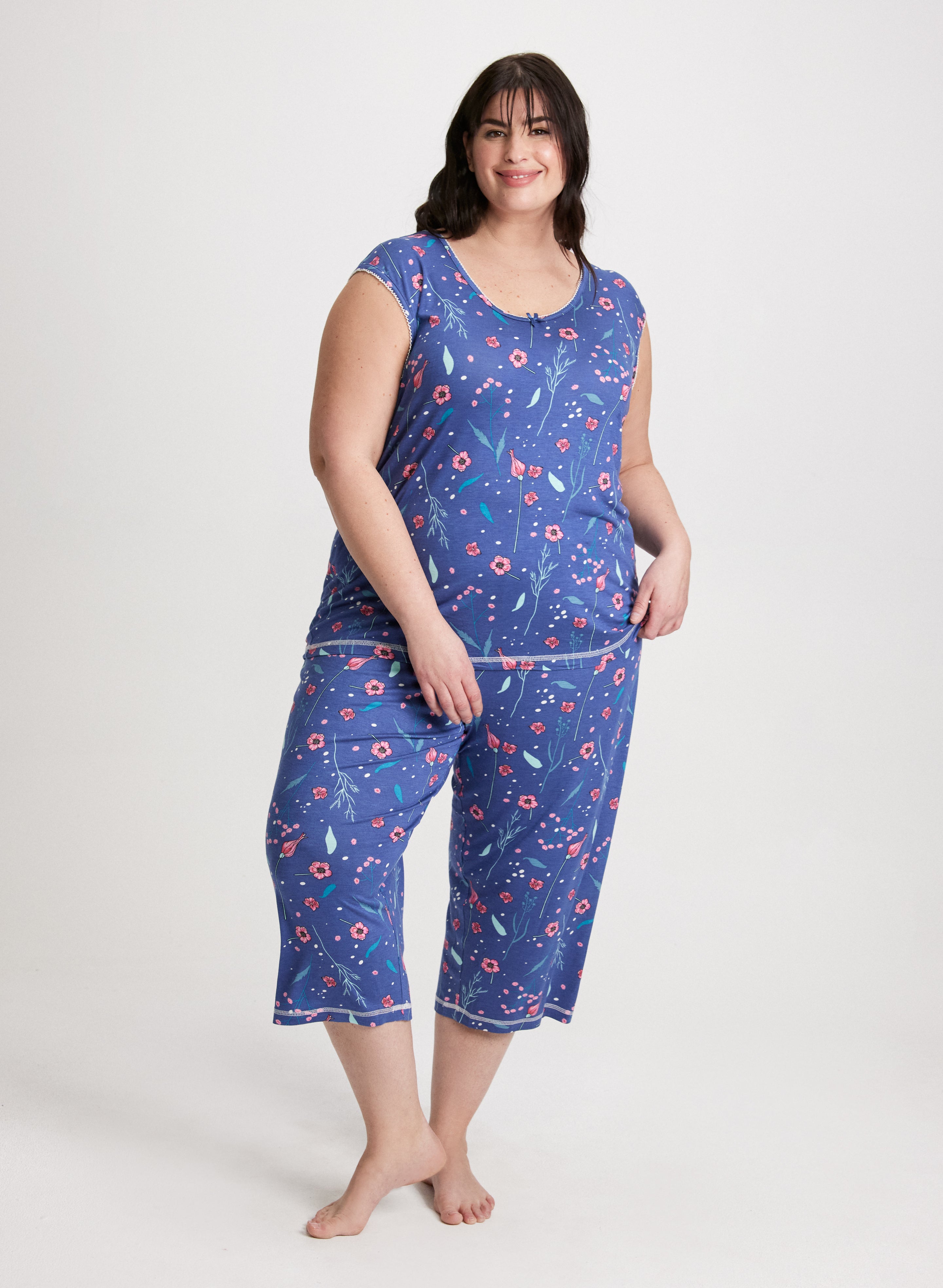 LC Lauren Conrad, Intimates & Sleepwear, Blue Printed Lauren Conrad  Pajamas Set