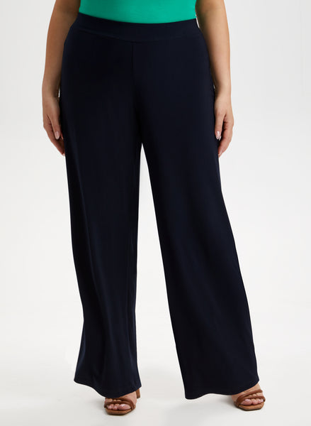 【SATIIIZ】Bains Oxford Curved Pants Poen Stripe Curved Pants - satiiiz