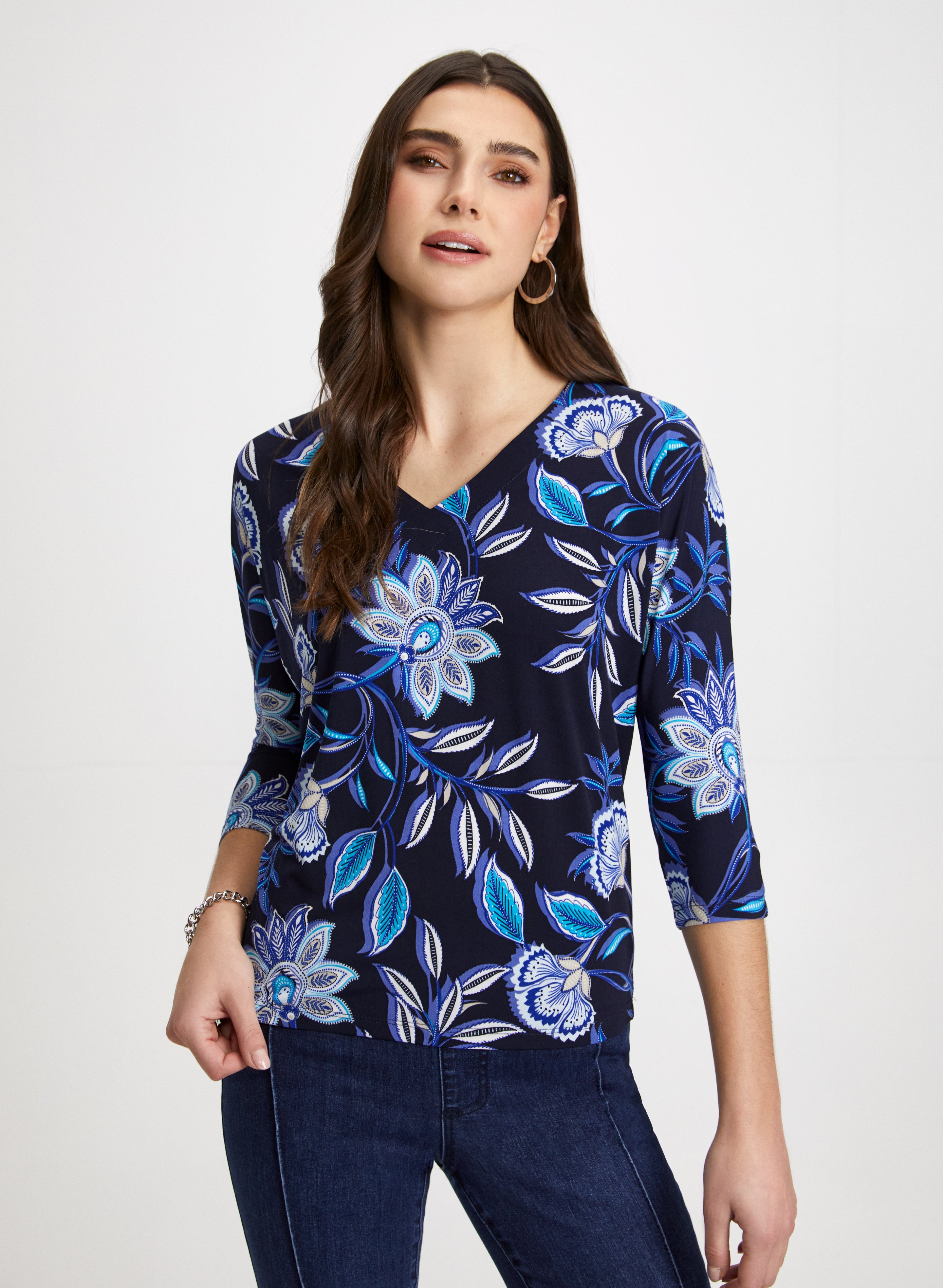 Floral Paisley Top
