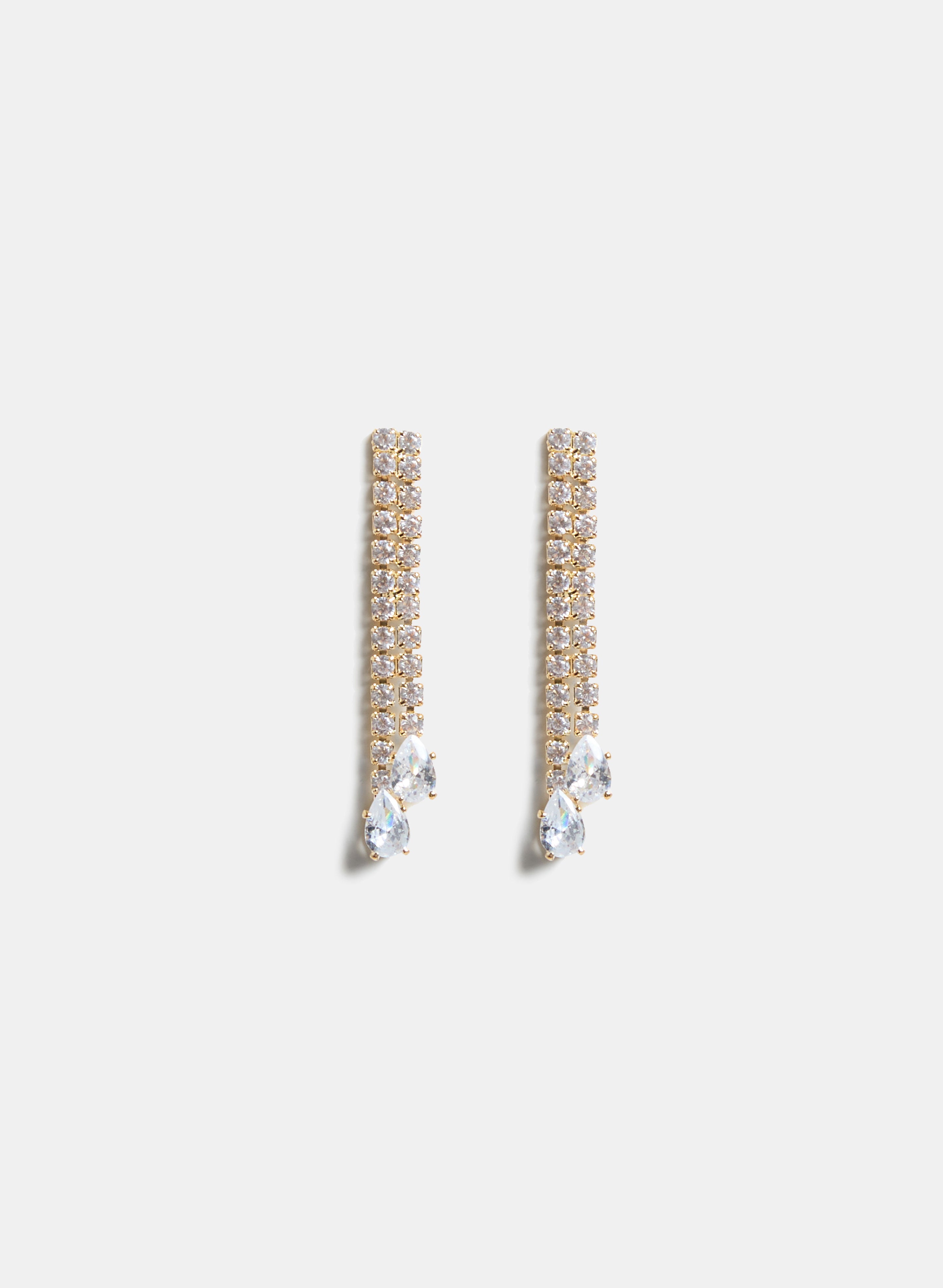 Cubic Zirconia Drop Earrings