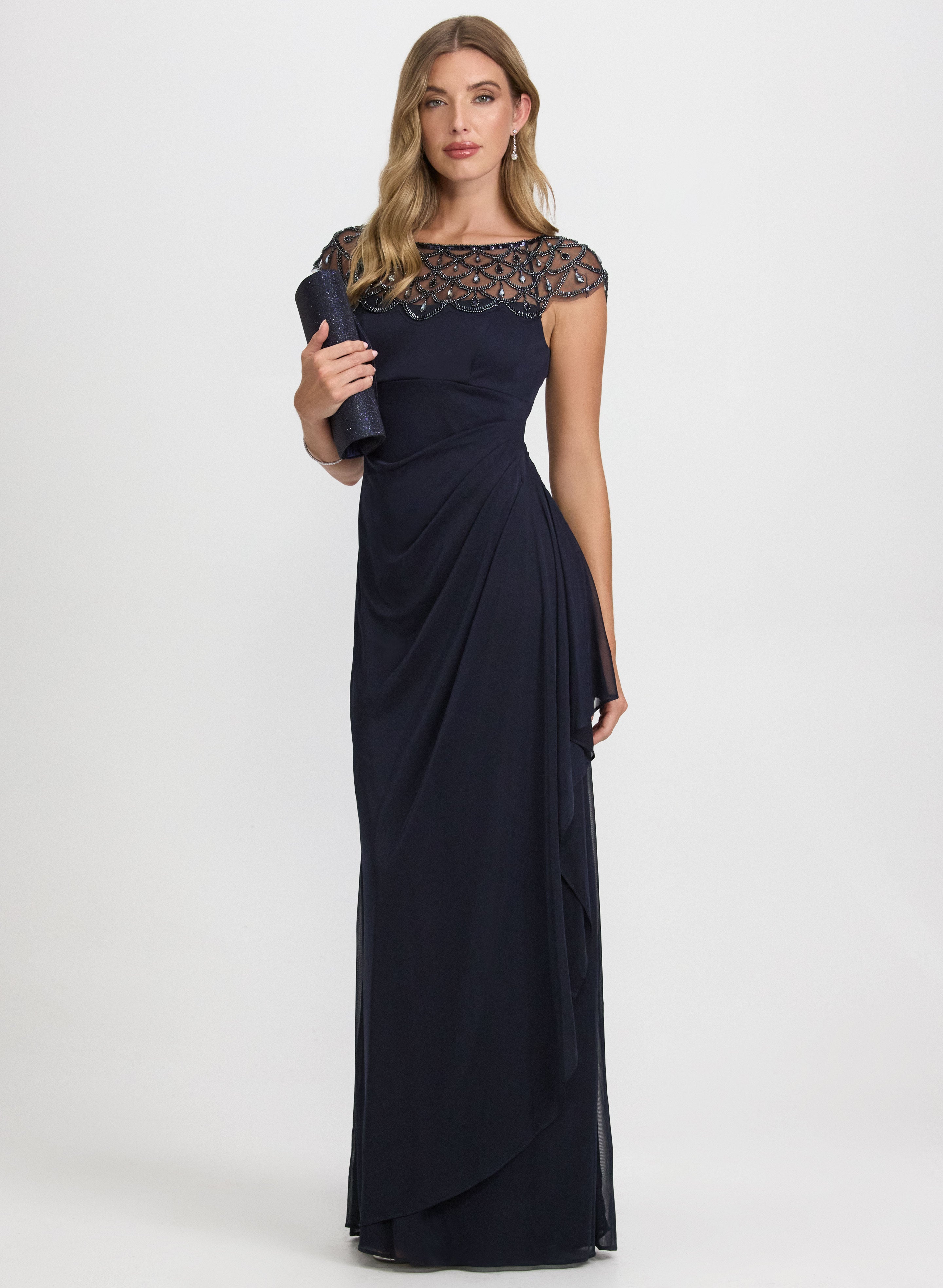 laura evening dresses Sexy One Shoulder Satin Side Slit Long Evening Prom Dresses P1755 –  PreppyDress main image 1