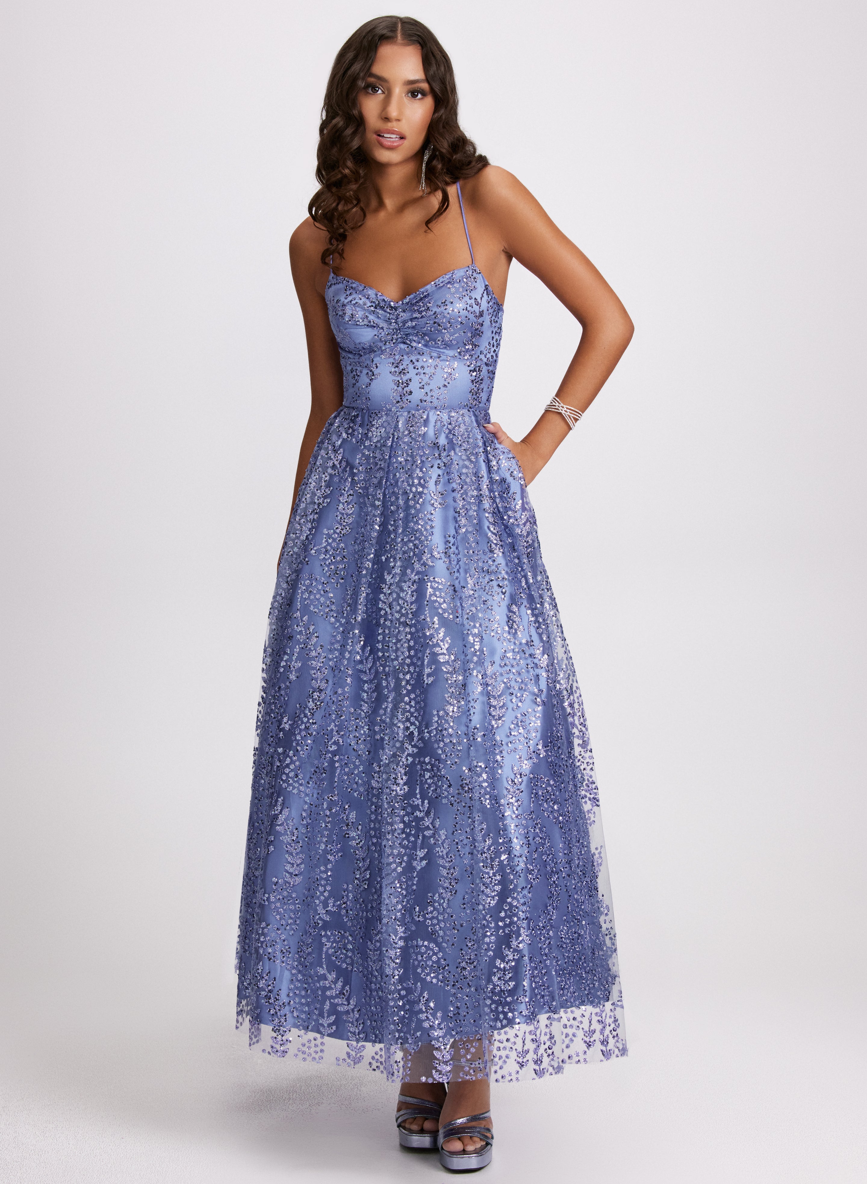 Corset-Style Sequin Detail Dress Corset-Style Sequin Detail Dress