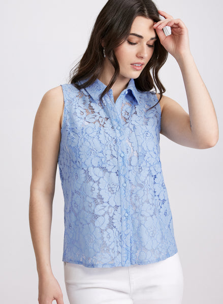 トップス Manon ribbon tops Blue e93e13c08497f46c5e84c8676d5fc8