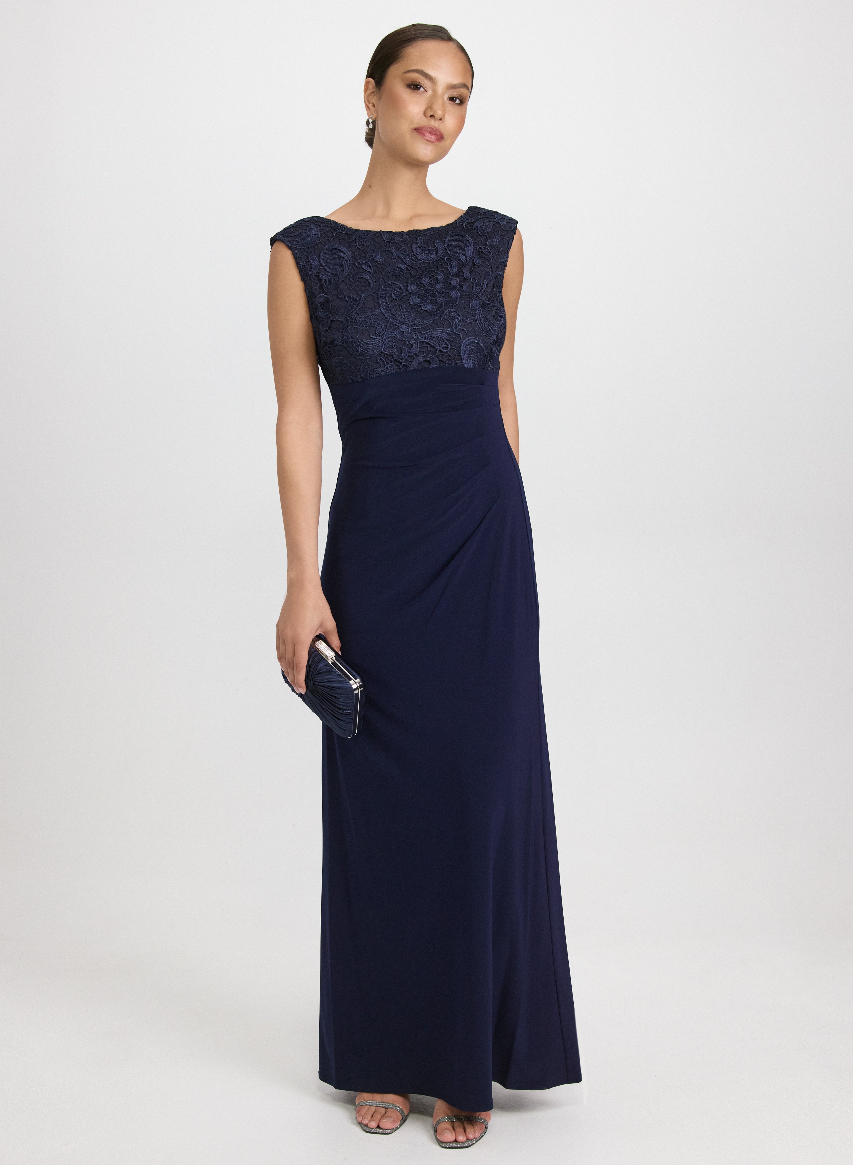 Lace Cowl Back Dress Lace Cowl Back Dress