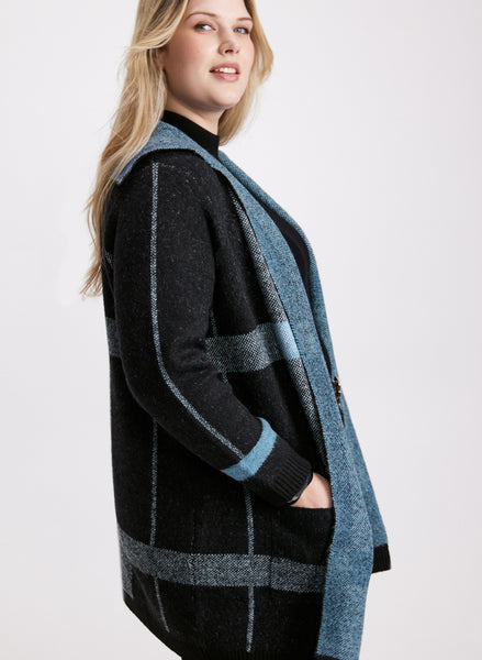 トップス mideal plaid pattern cardigan ee0e09f06cb8d86f1fbf05bb02b0e2