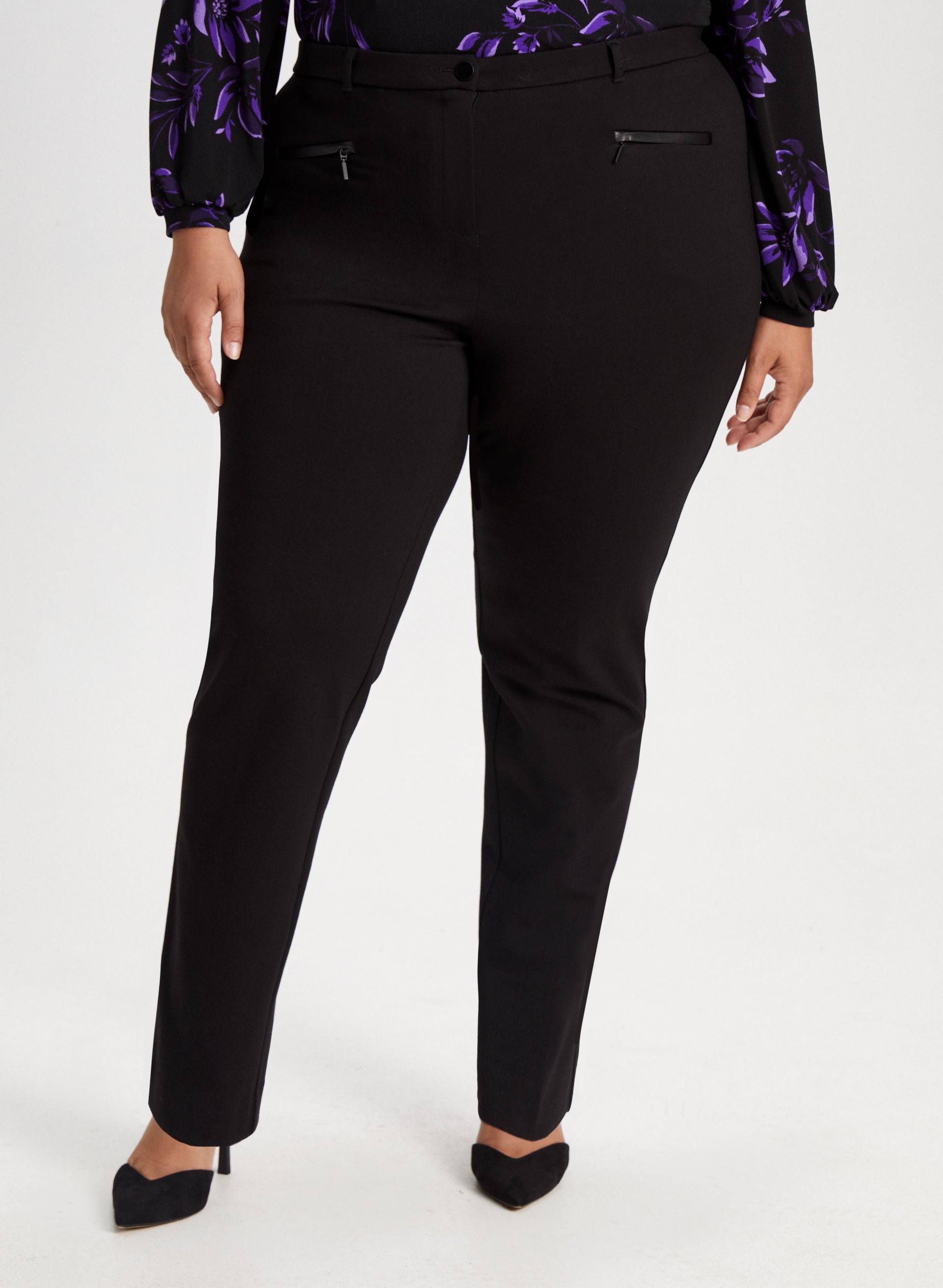 Mia Zip Detail Pants