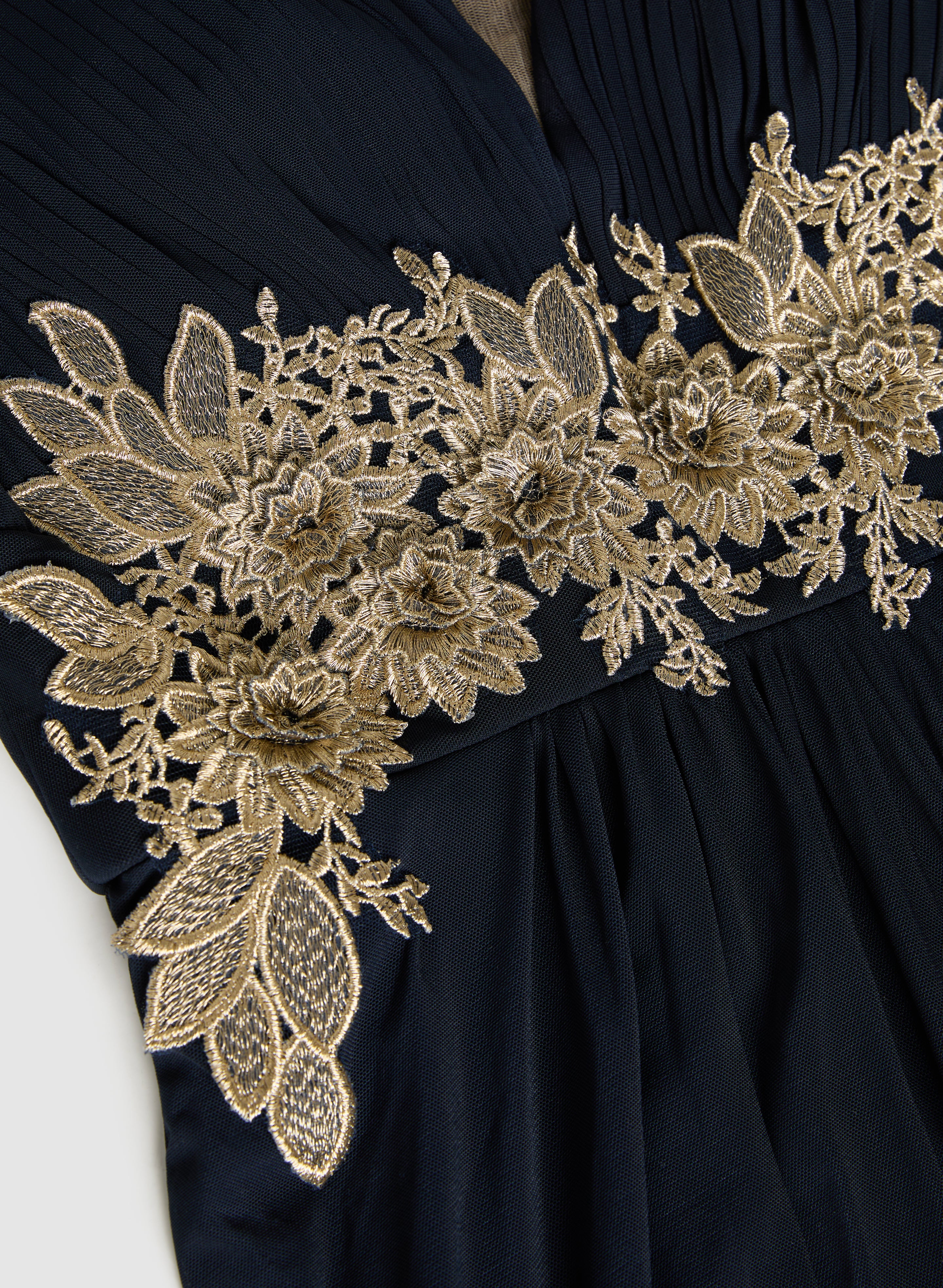Embroidered Appliqué Dress