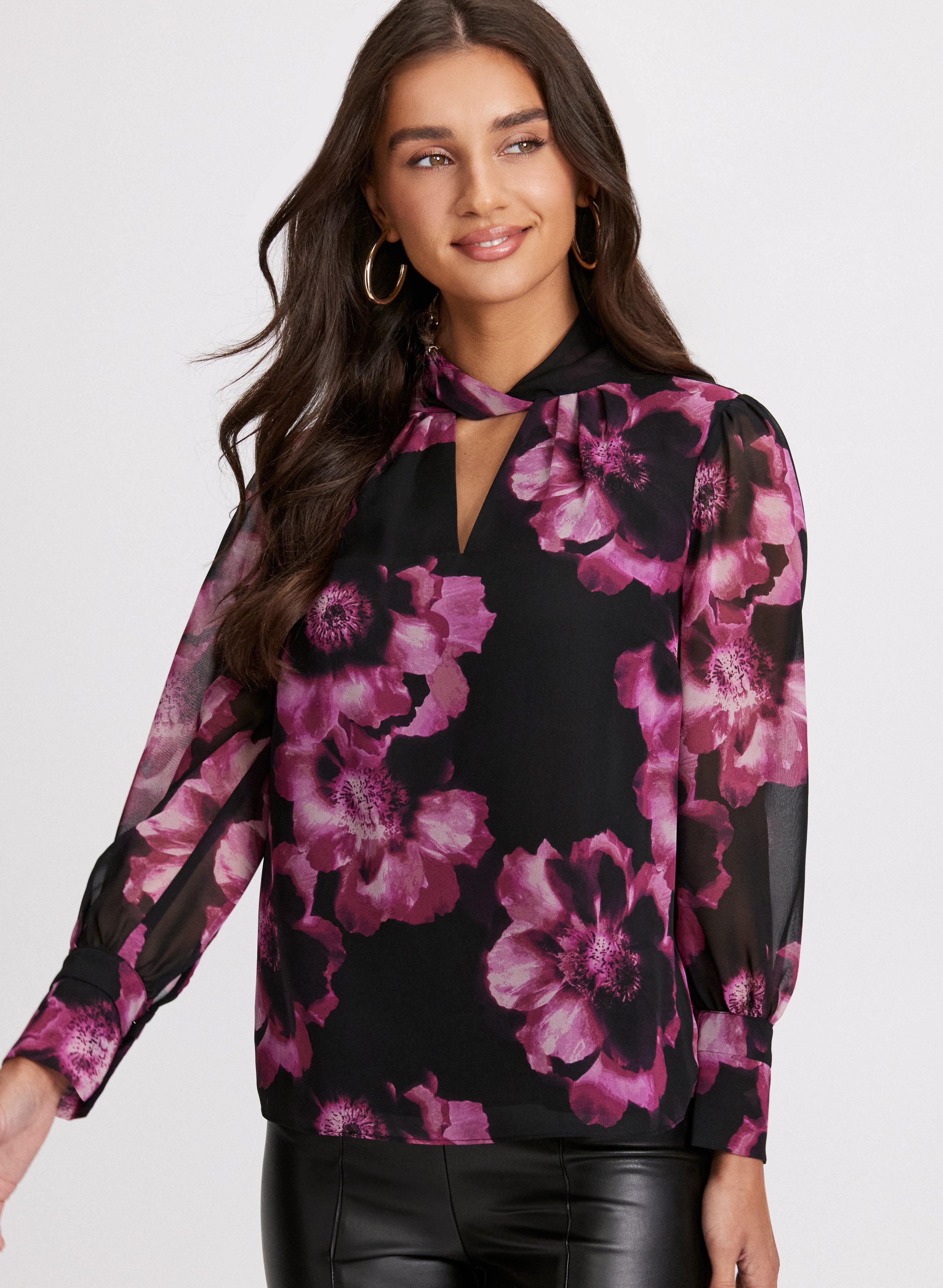 Twist Neck Blouse main image 1