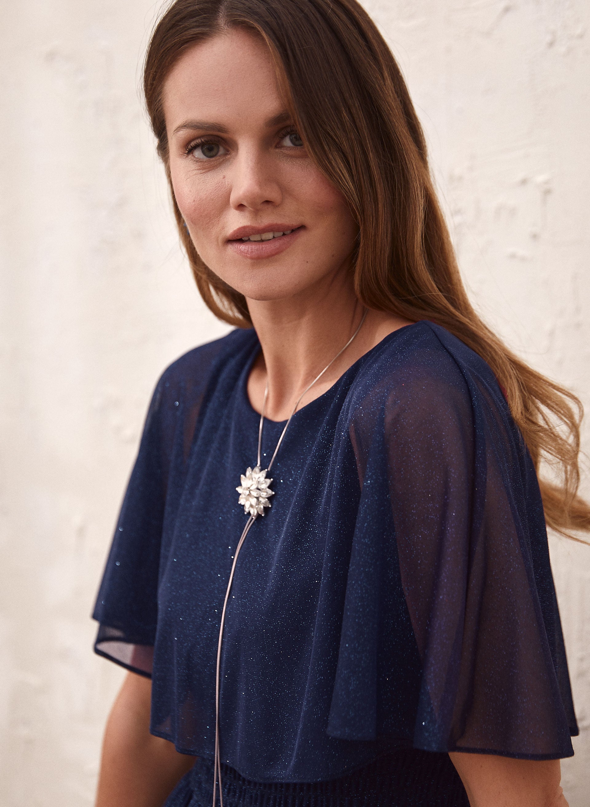 Glitter chiffon skater dress best sale