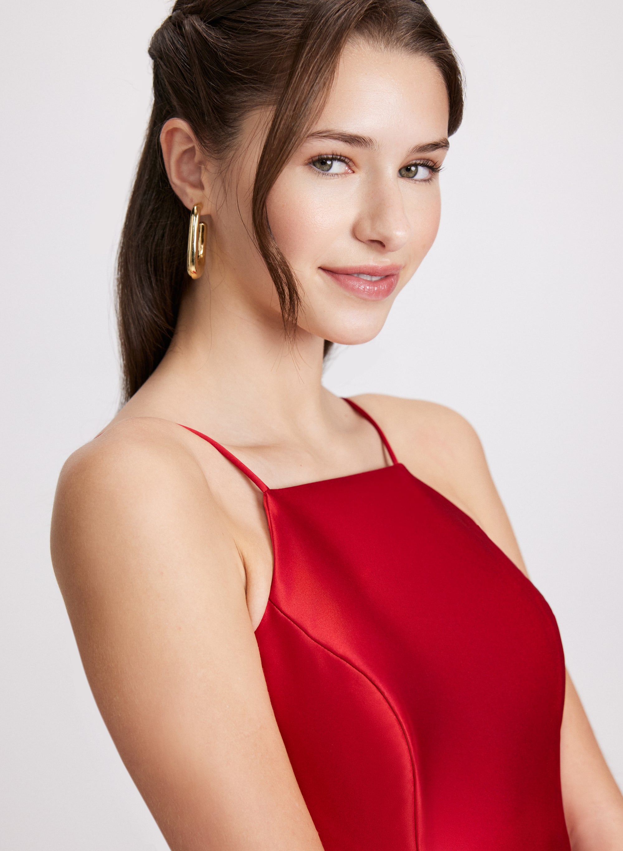 Geometric Collar Dress