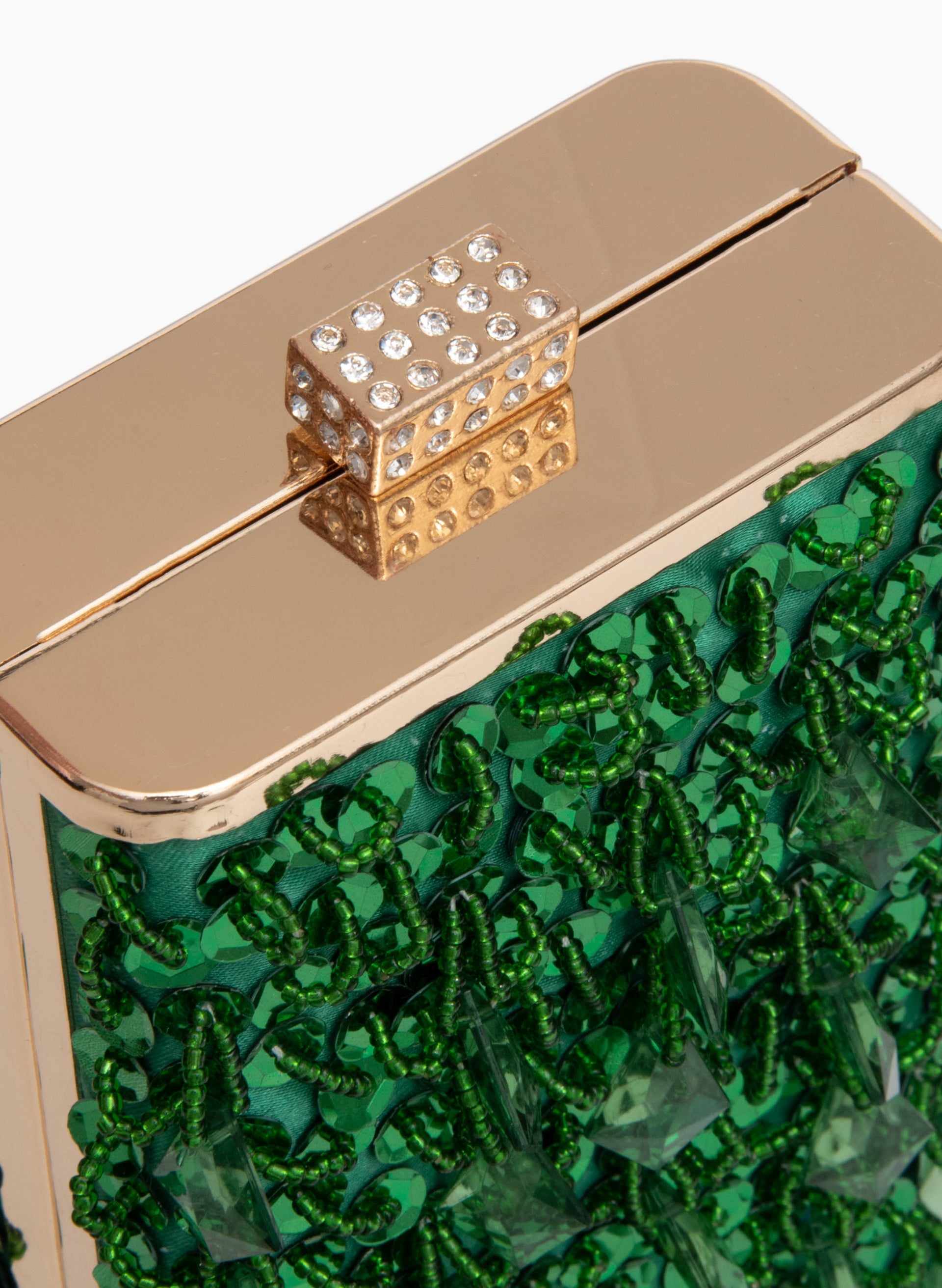 Laura Women s Bead Sequin Detail Box Clutch