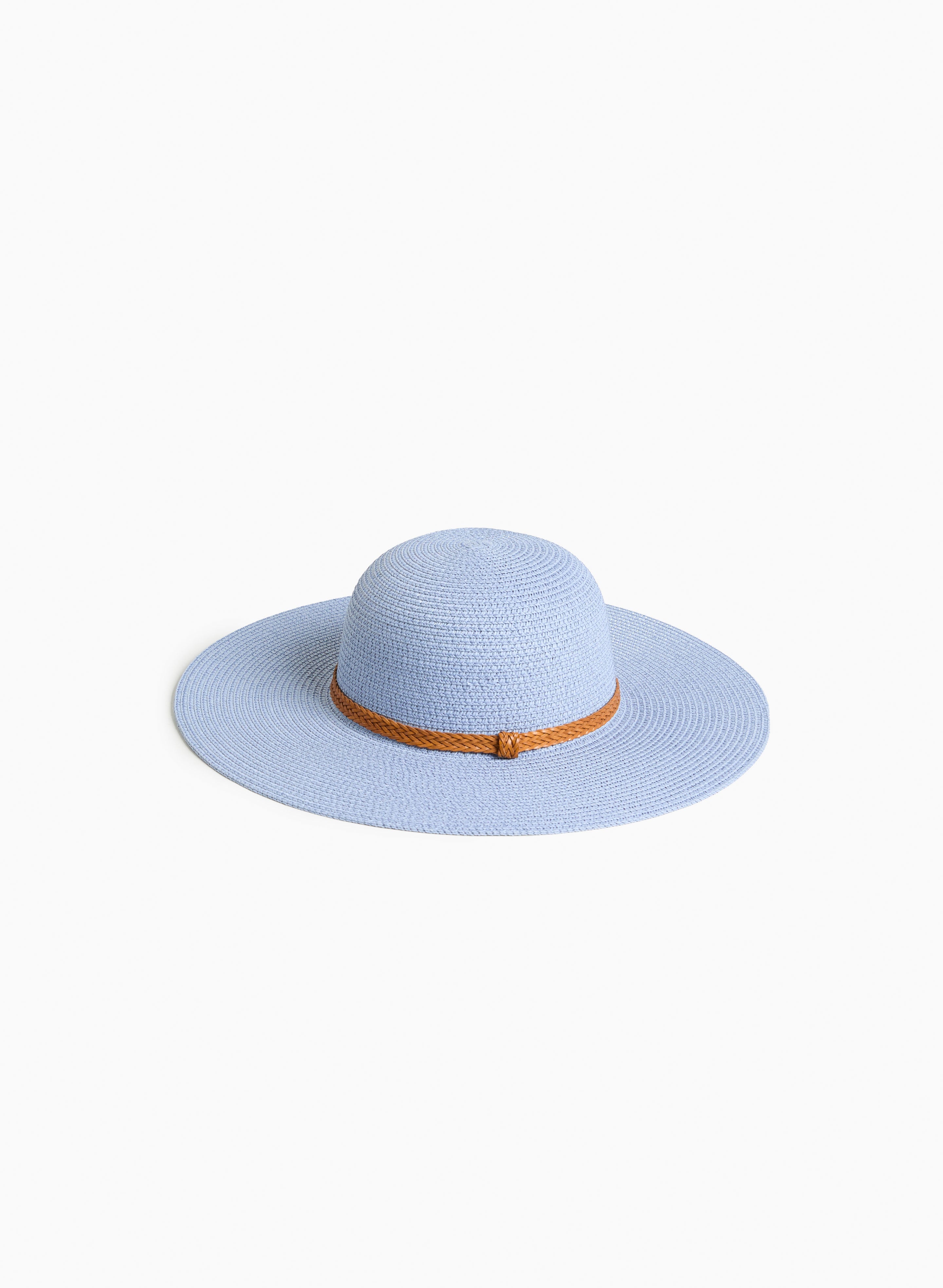 Braided Trim Straw Hat