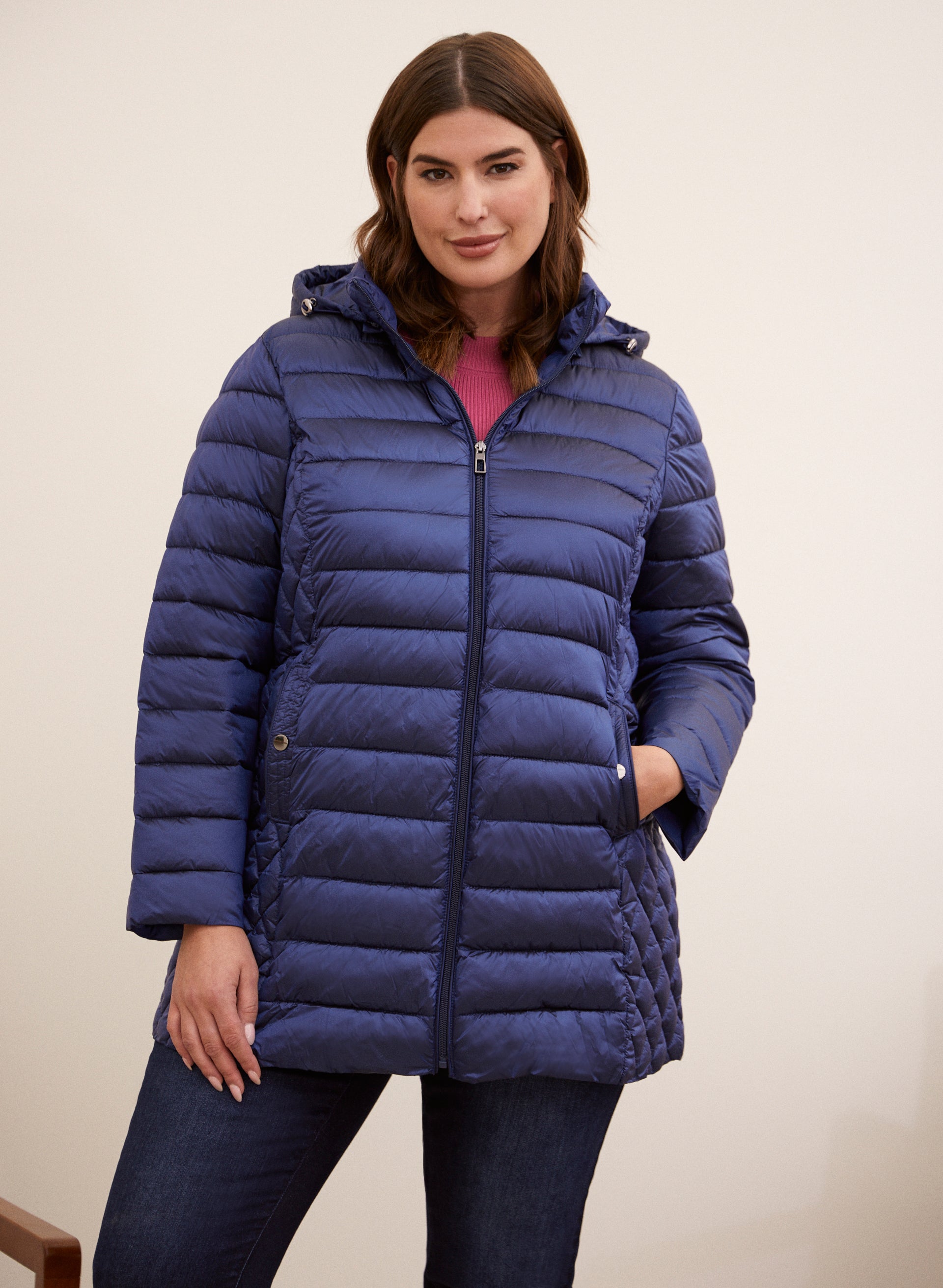 Designer packable down coats best sale