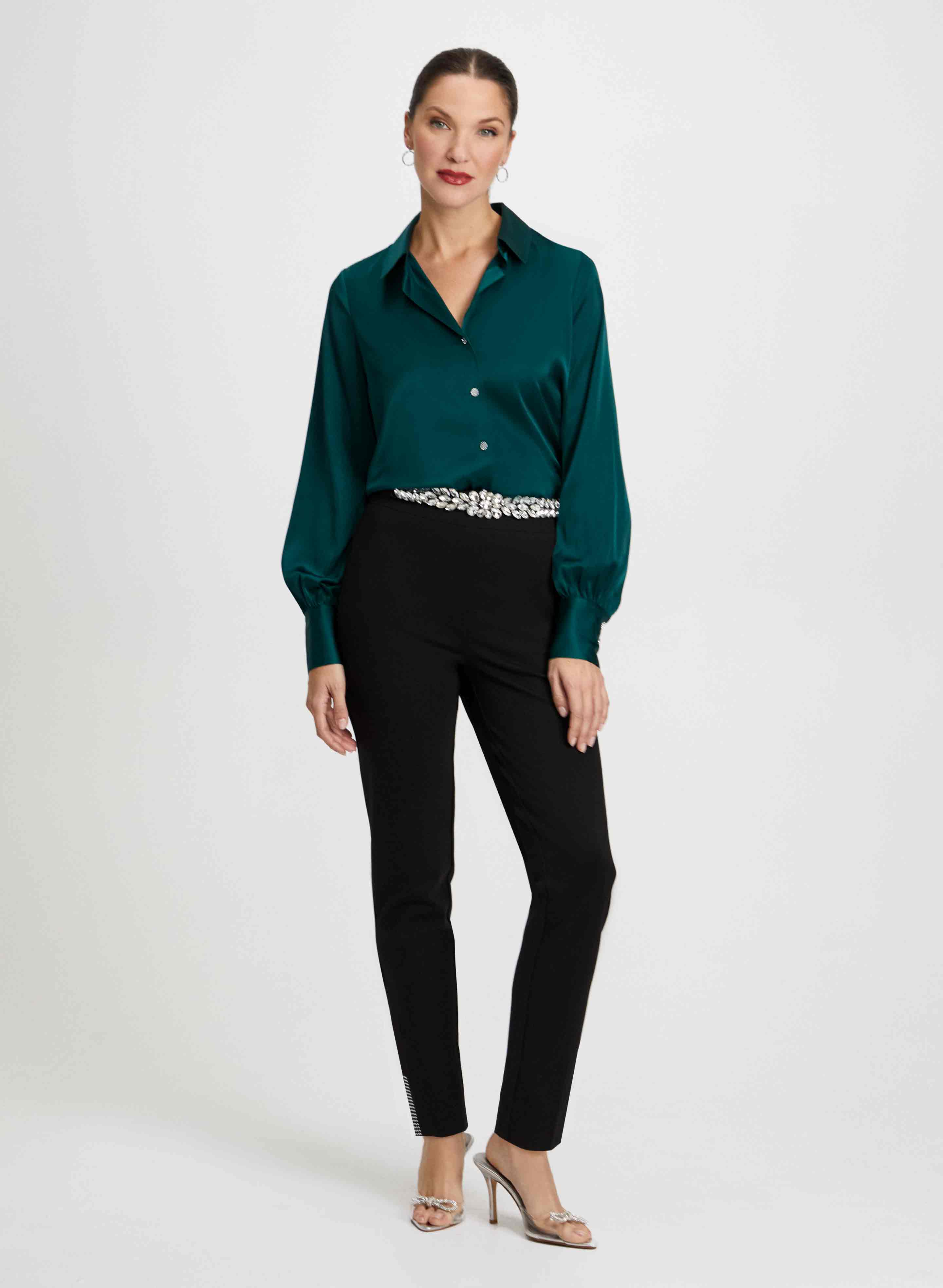 Blouse and dress pants top