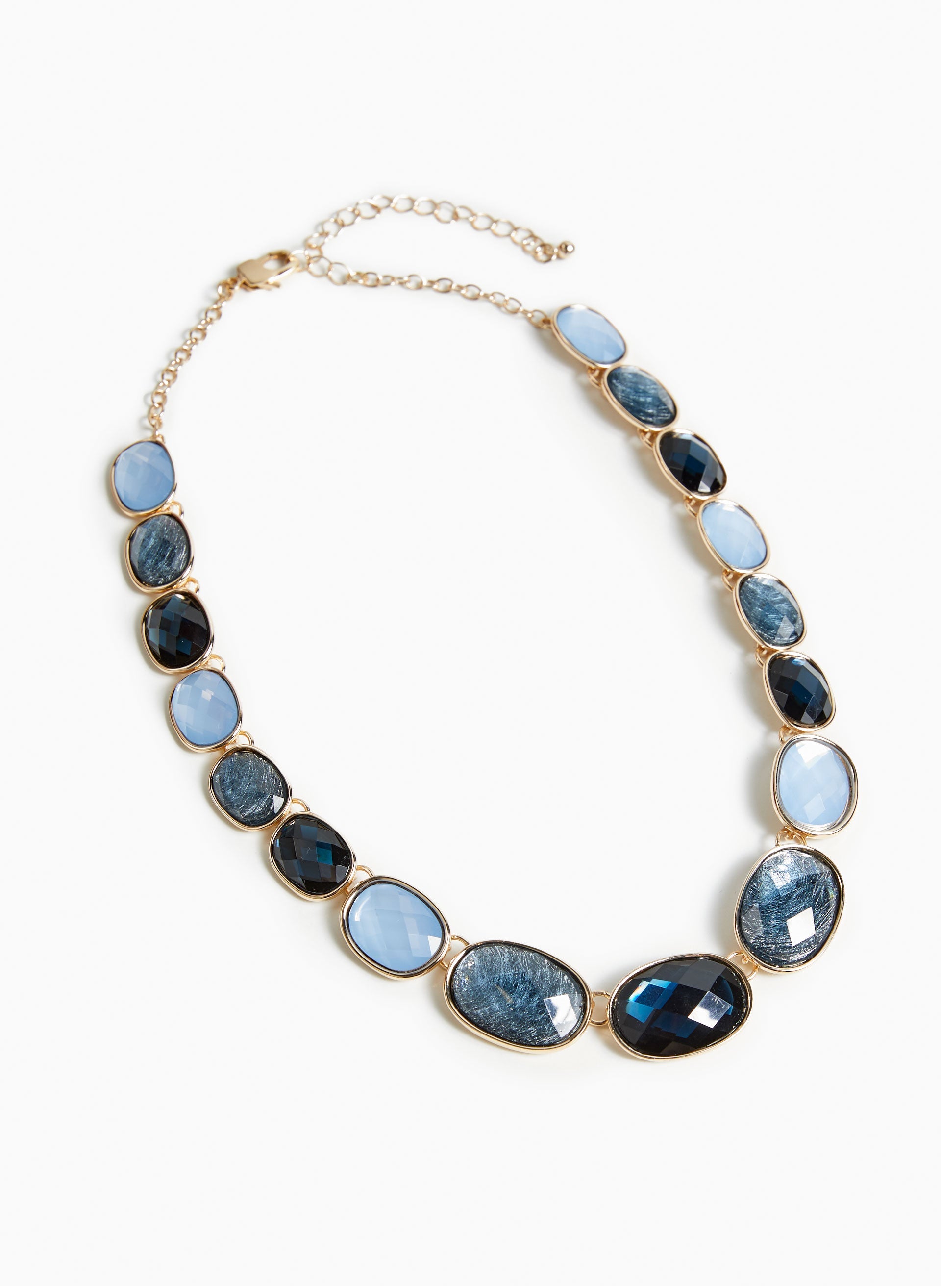 Royal blue stone necklace discount