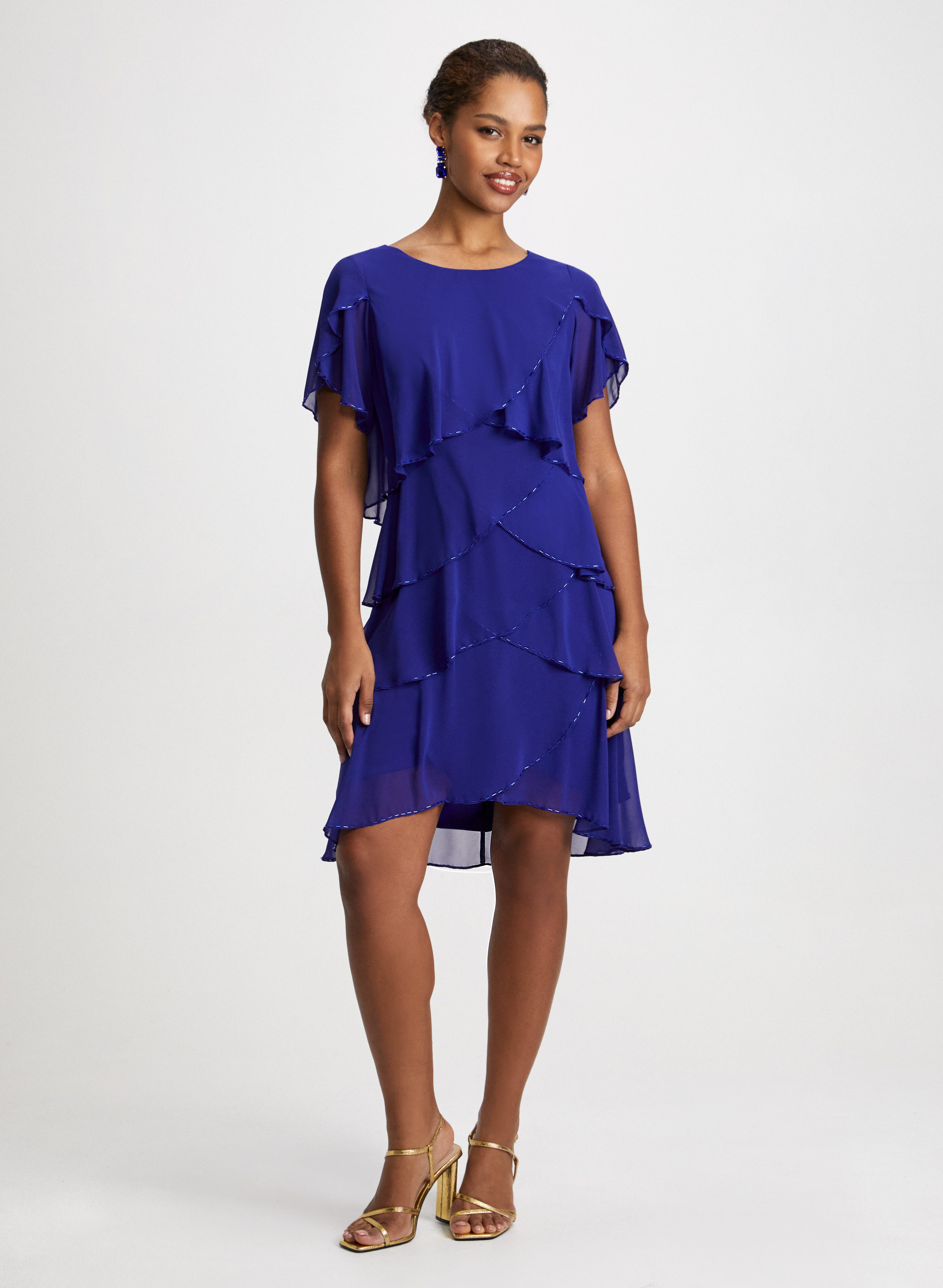 Earrings for blue dress online