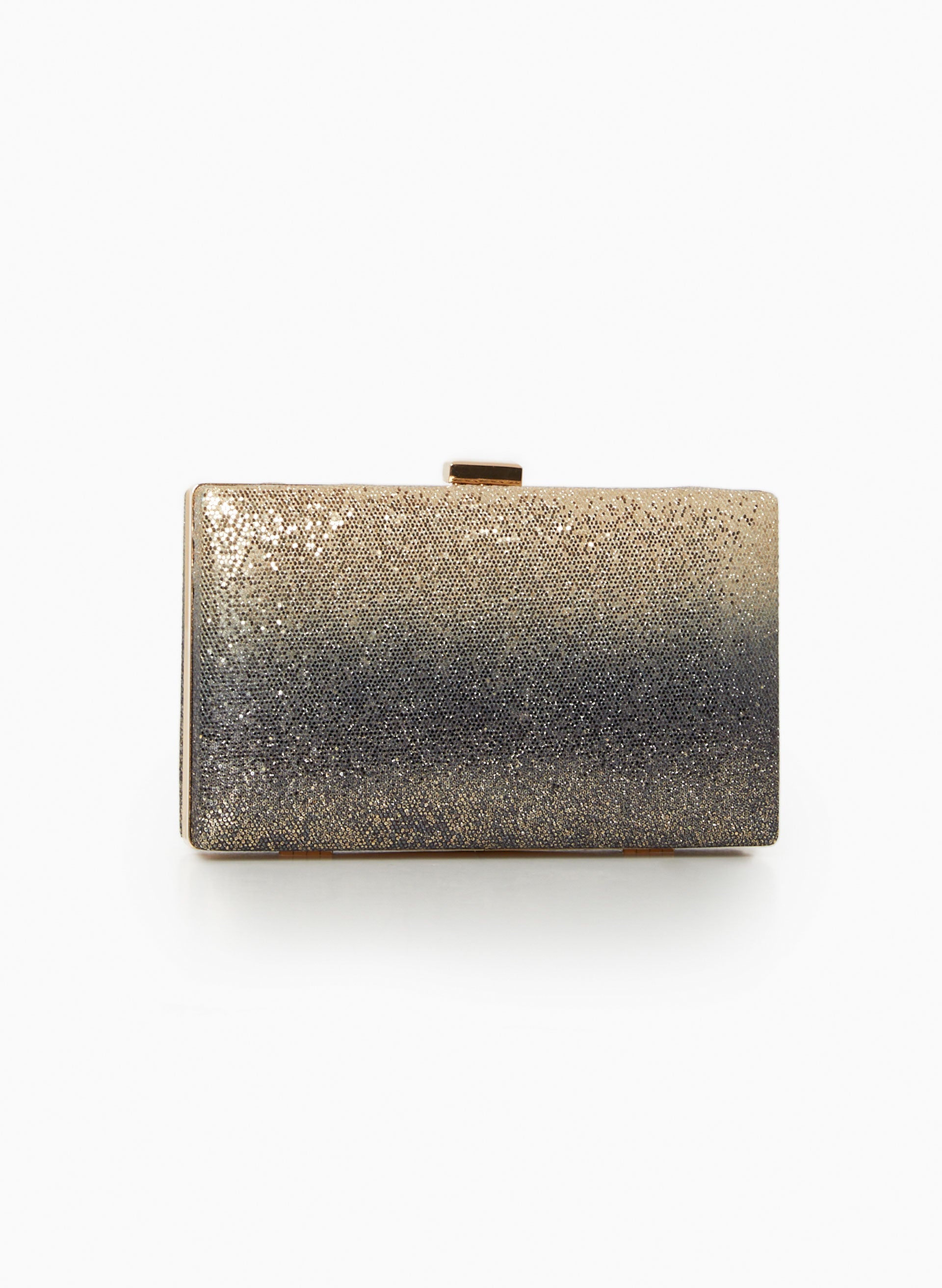 Gold shimmer clutch bag shop