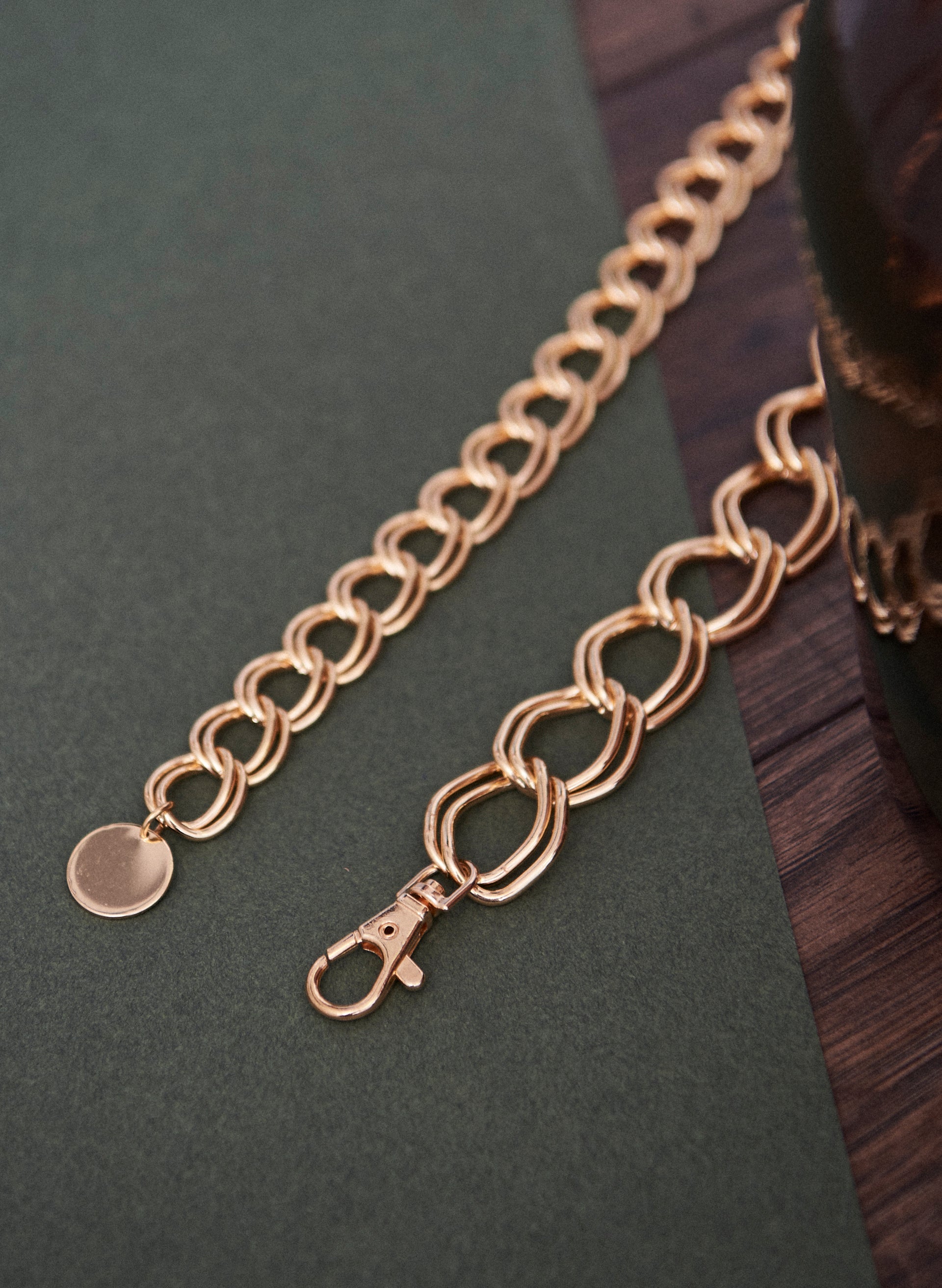 Double Link Chain Belt