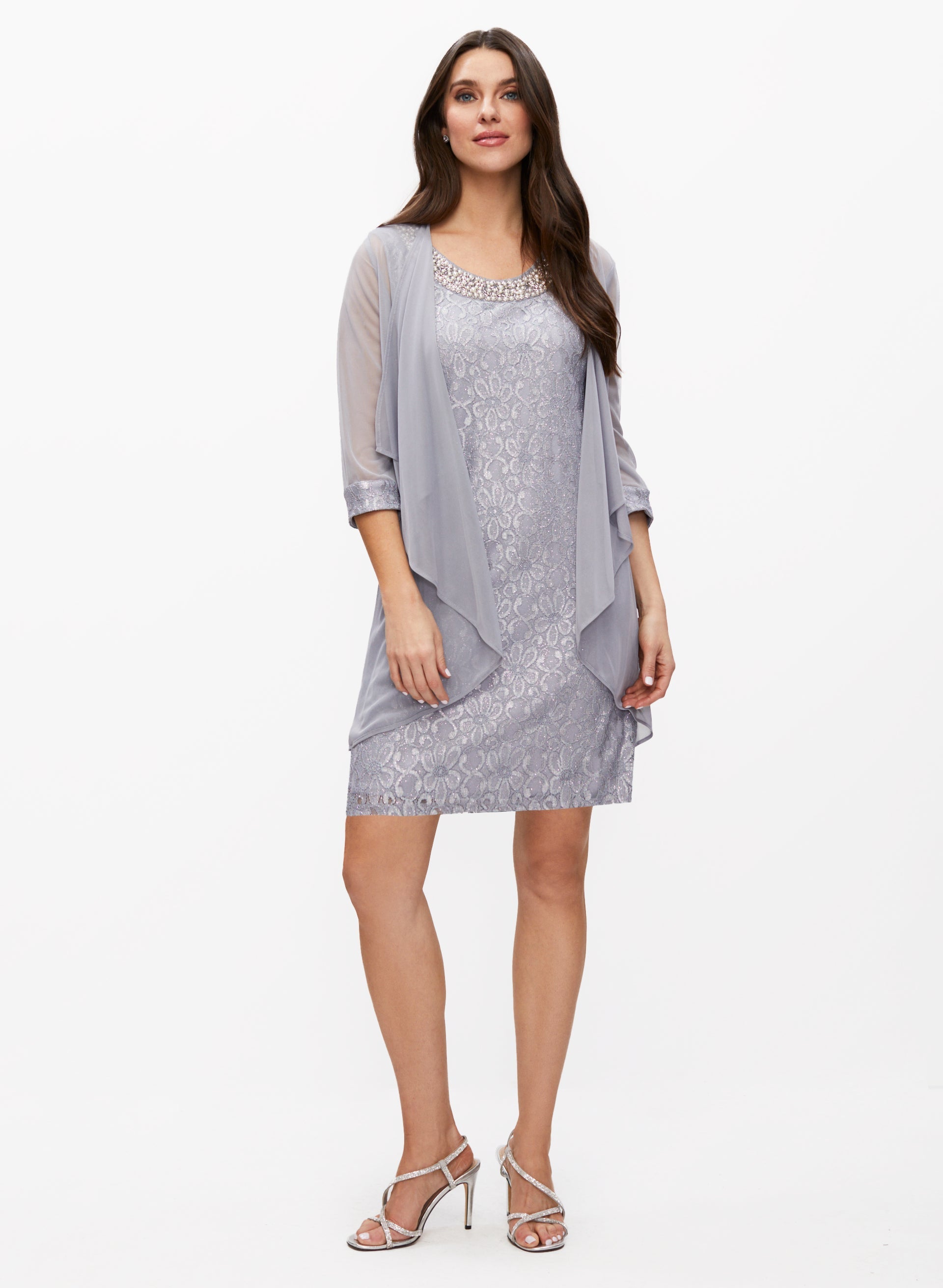 Glitter jacket dress online