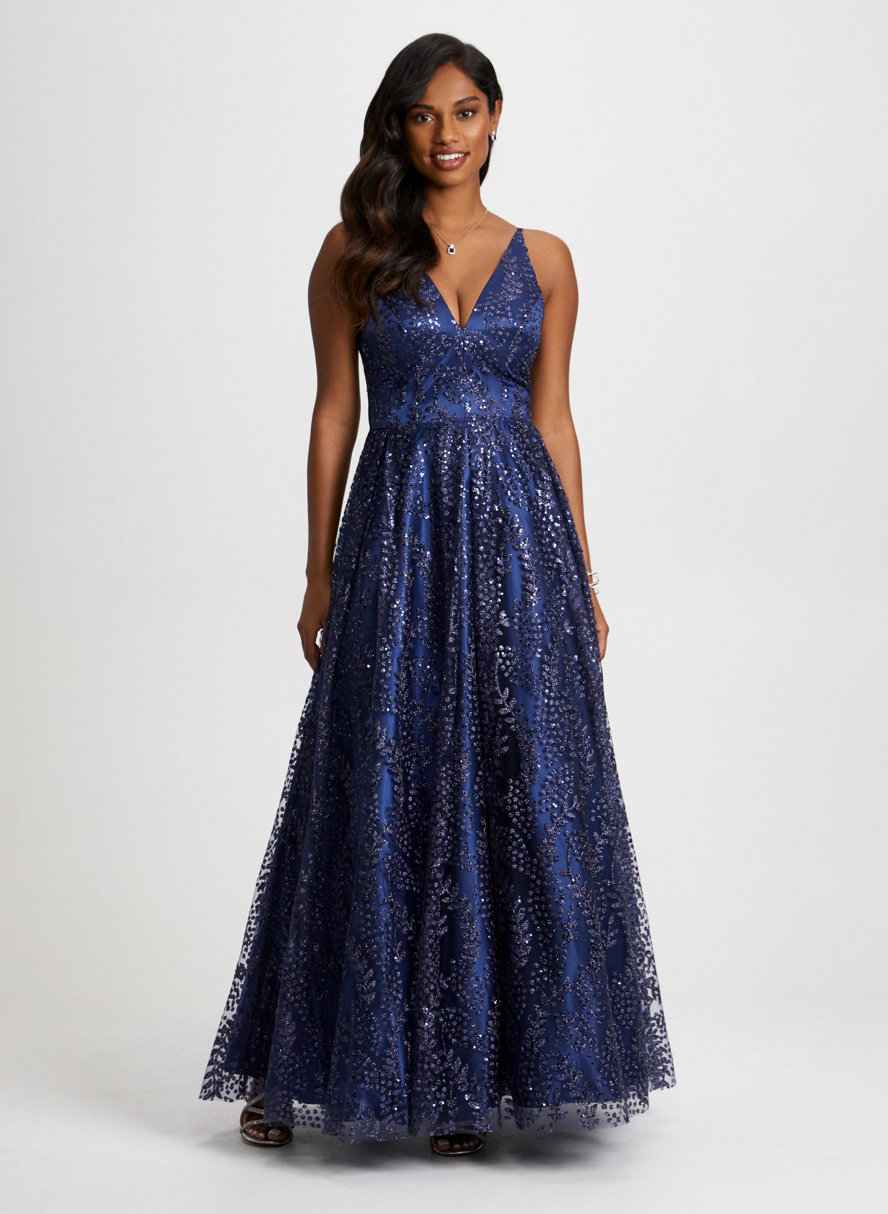 Glitter Dress & Stone Earrings Glitter Dress & Stone Earrings