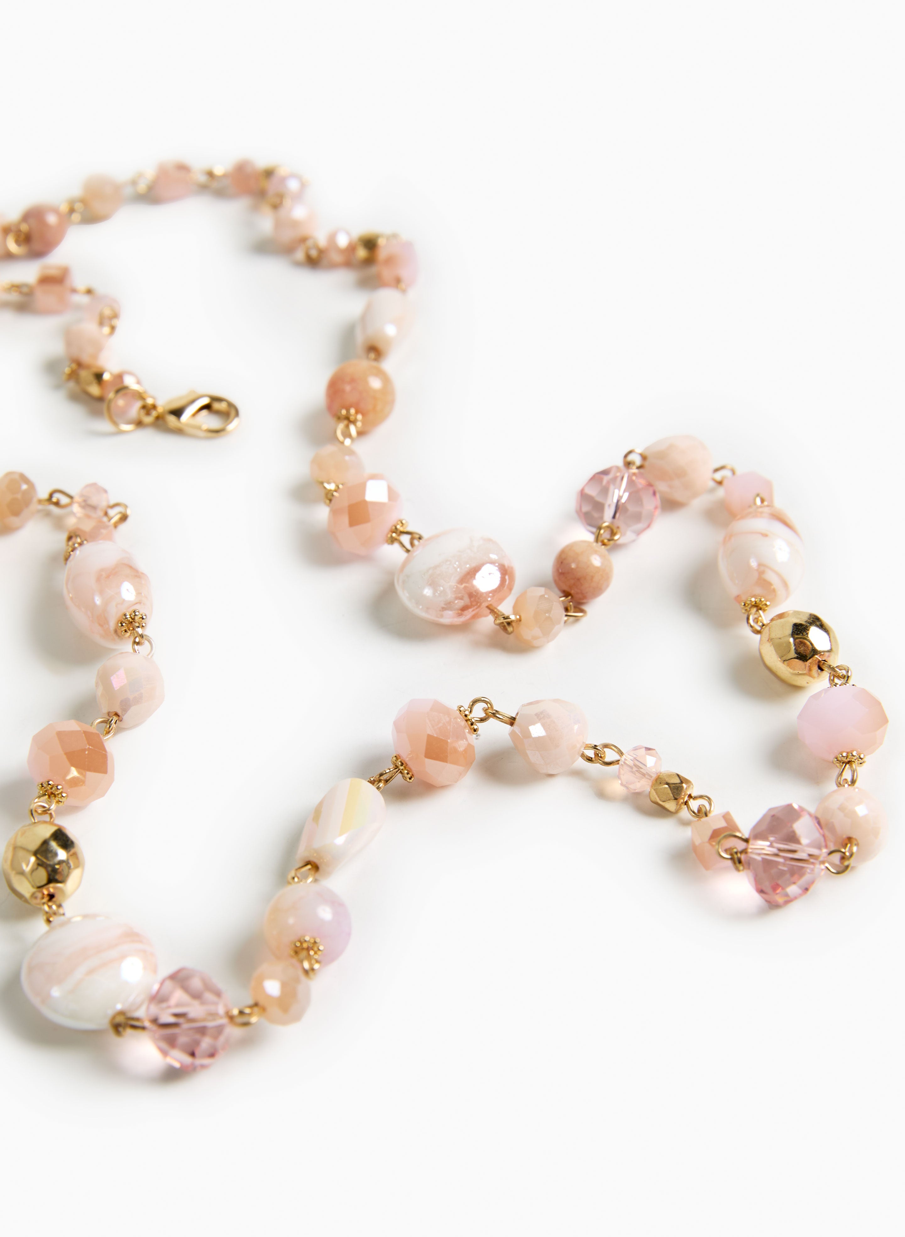 Accessories Women s Mix Beads Necklace in Mademoiselle Pink Size 0