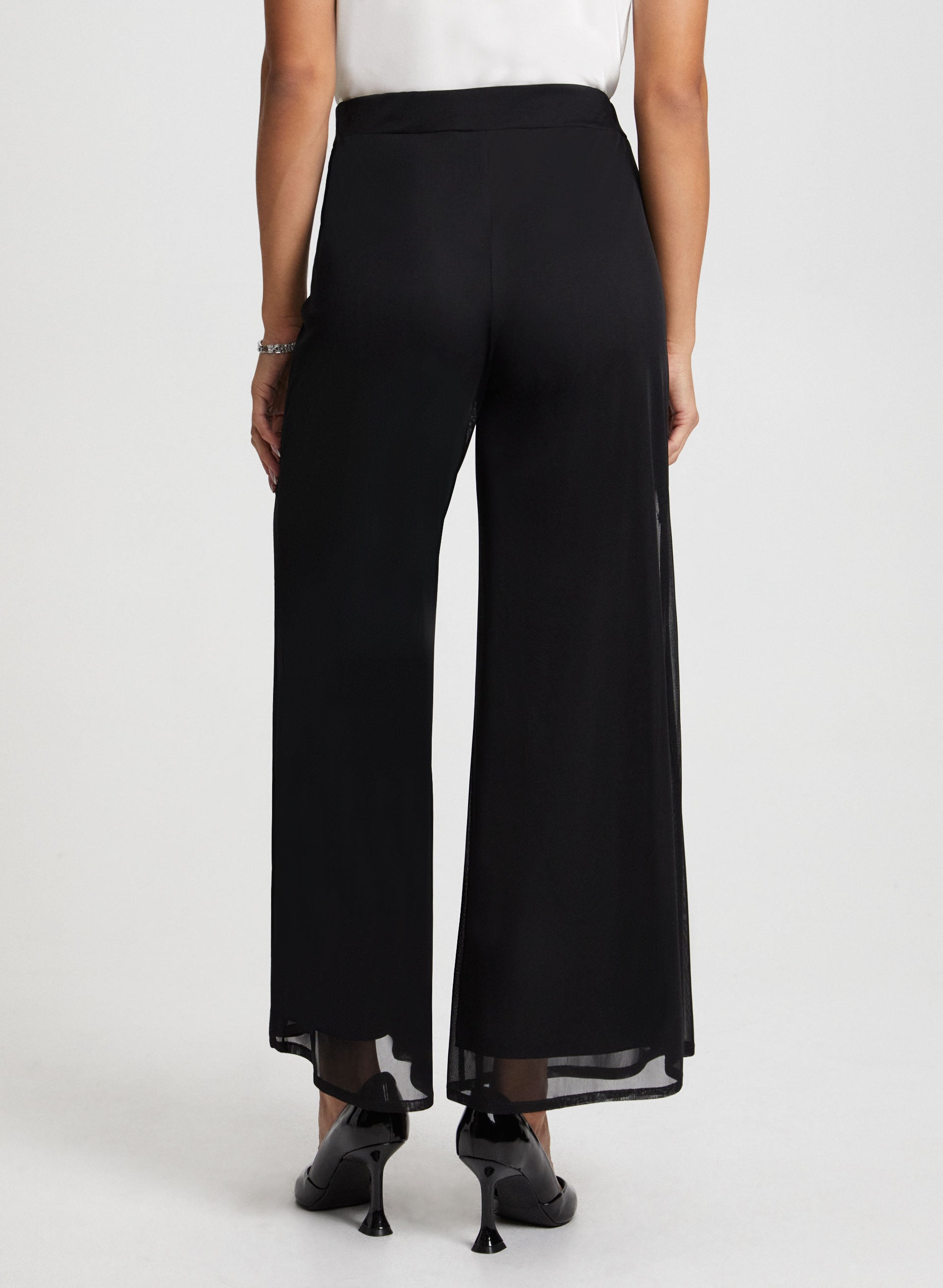 Halara Womens pants Black size XL Wide leg High - Depop