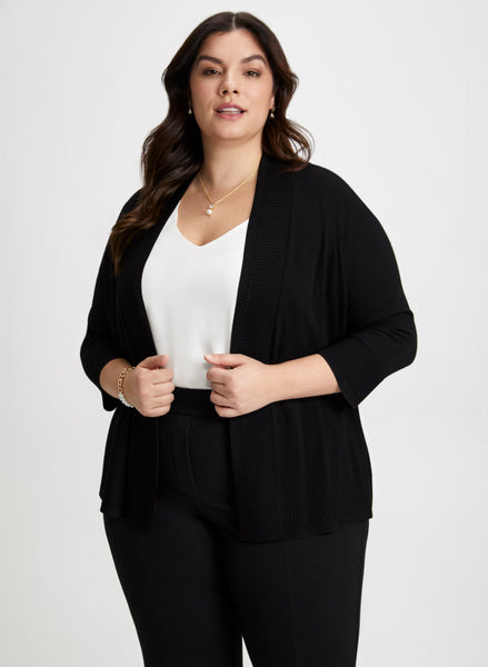 LAPAUDEGEM front hole cardigan カーディガン 黒 LAPAUDEGEM front hole cardigan カーディガン 黒