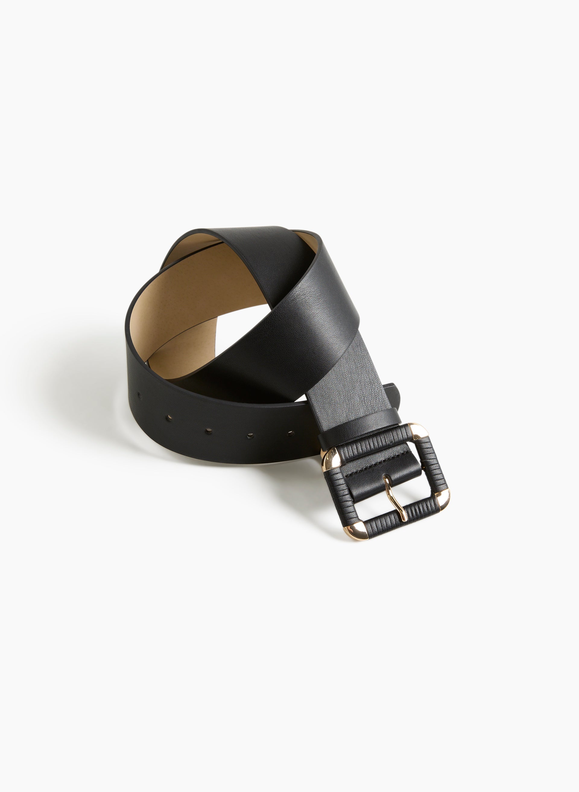 Simplicity Black Circle Buckle Belt – Beginning Boutique US