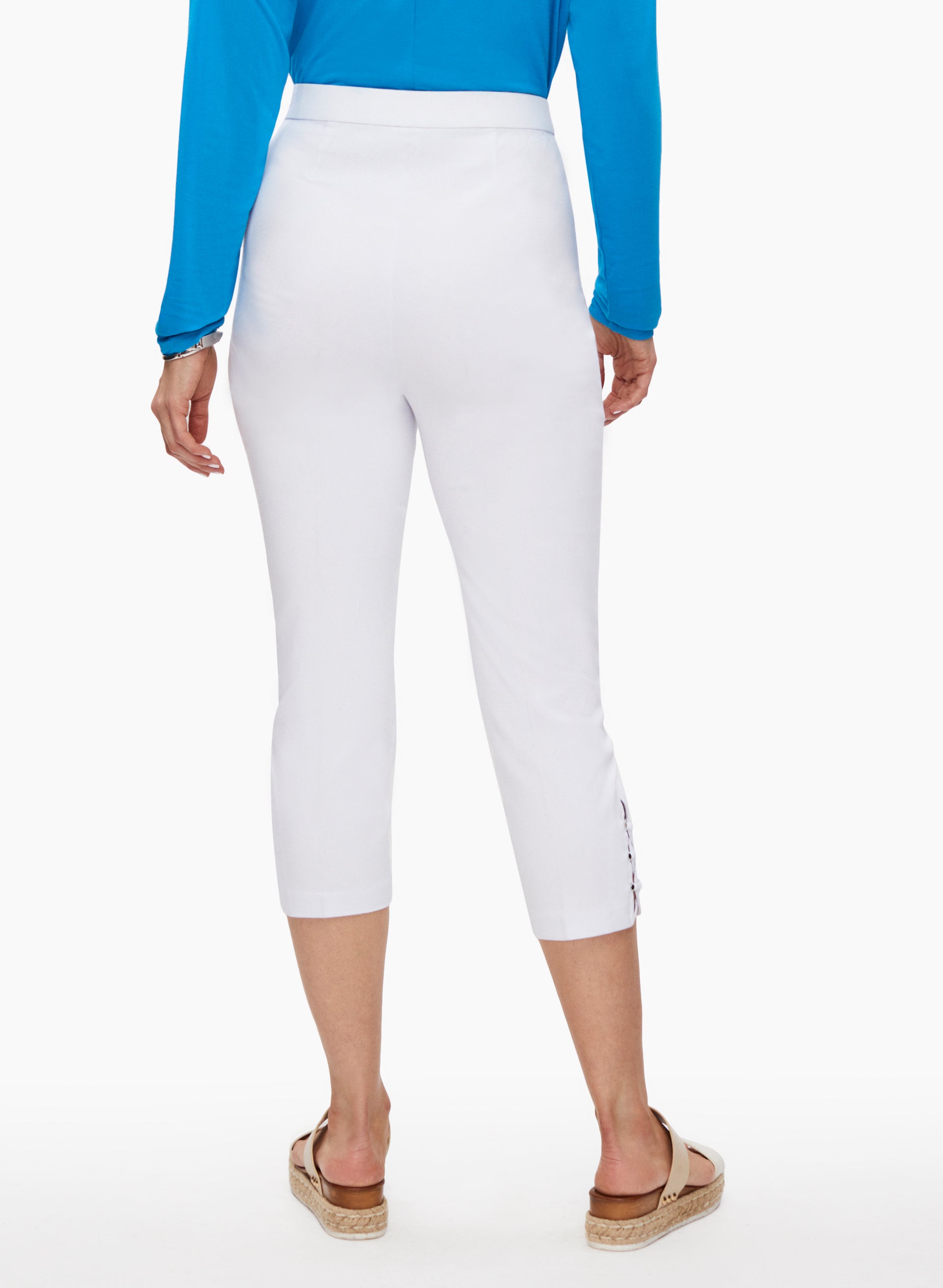 Lace up capri leggings cheap