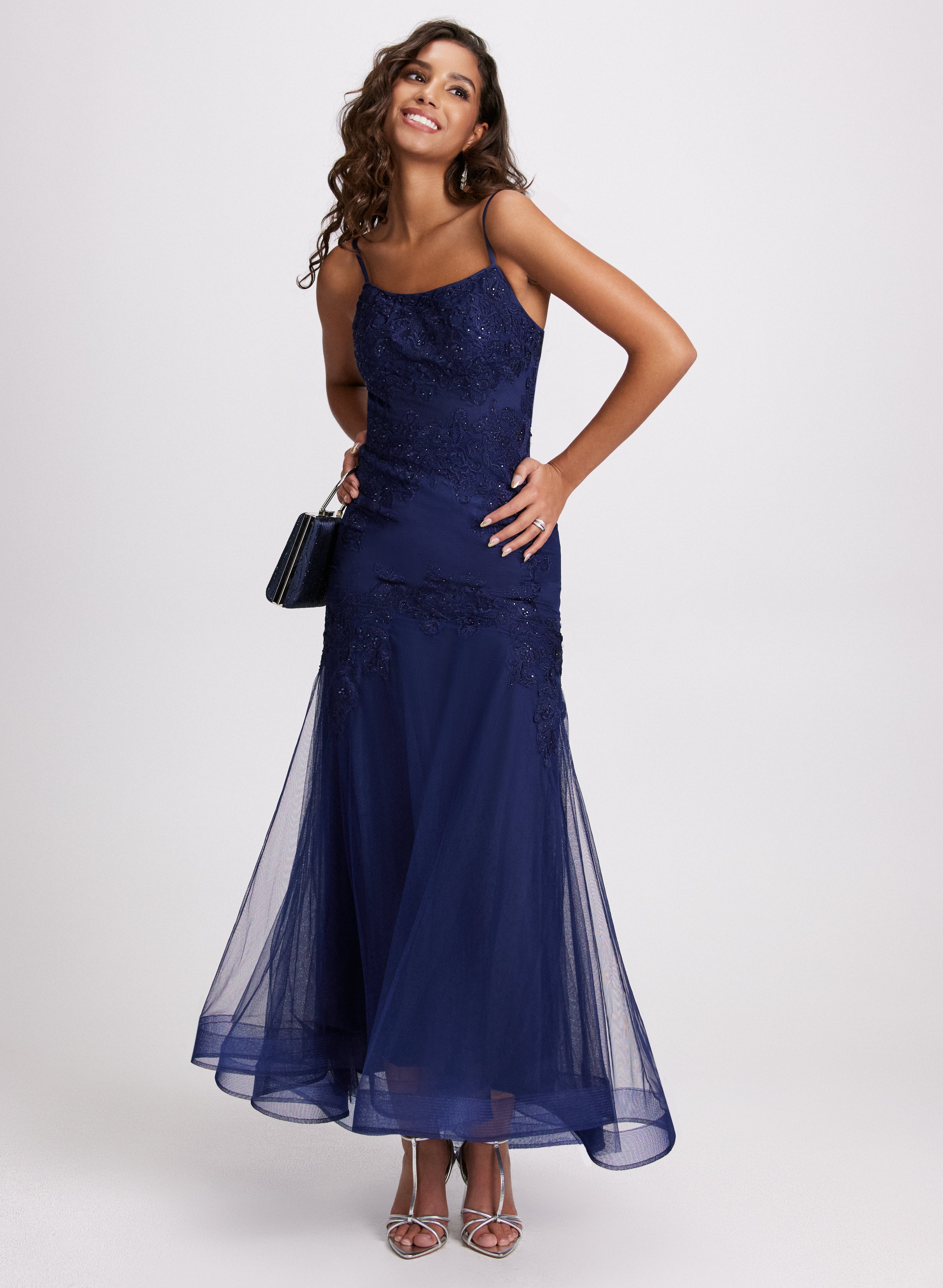 Sequin Embroidered Mermaid Dress Sequin Embroidered Mermaid Dress