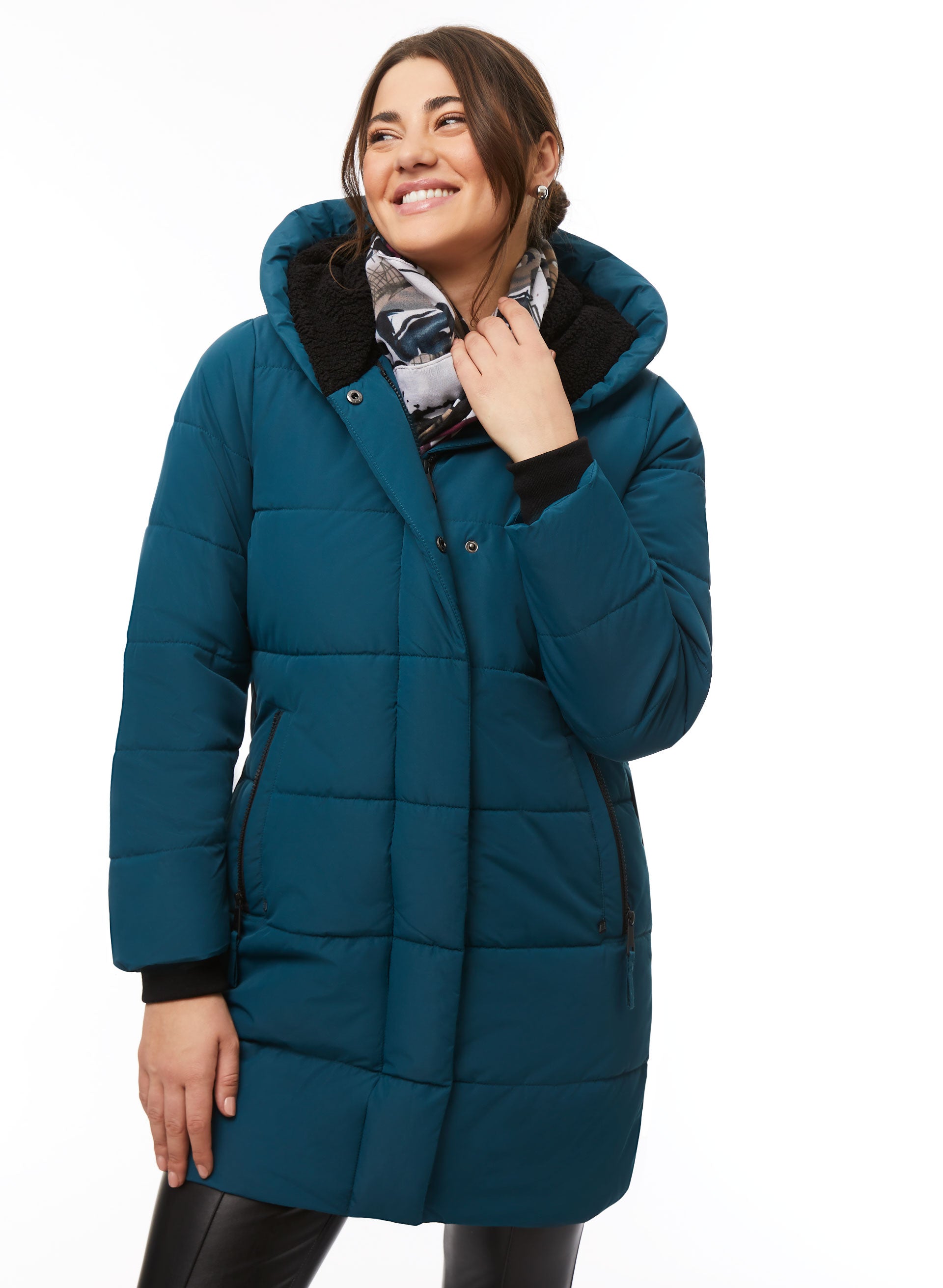 Down quilted coat cheap