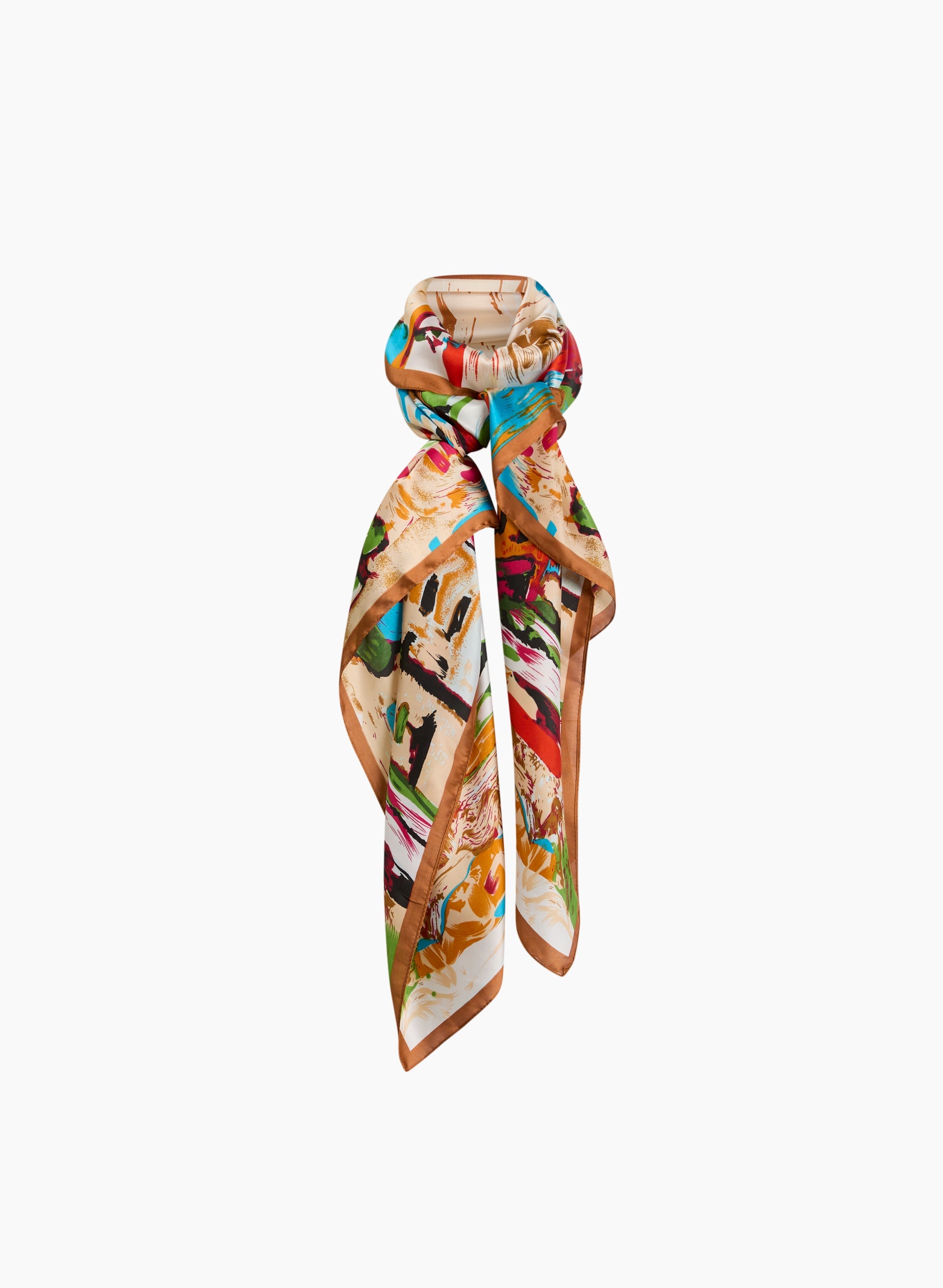 Painted Print Scarf