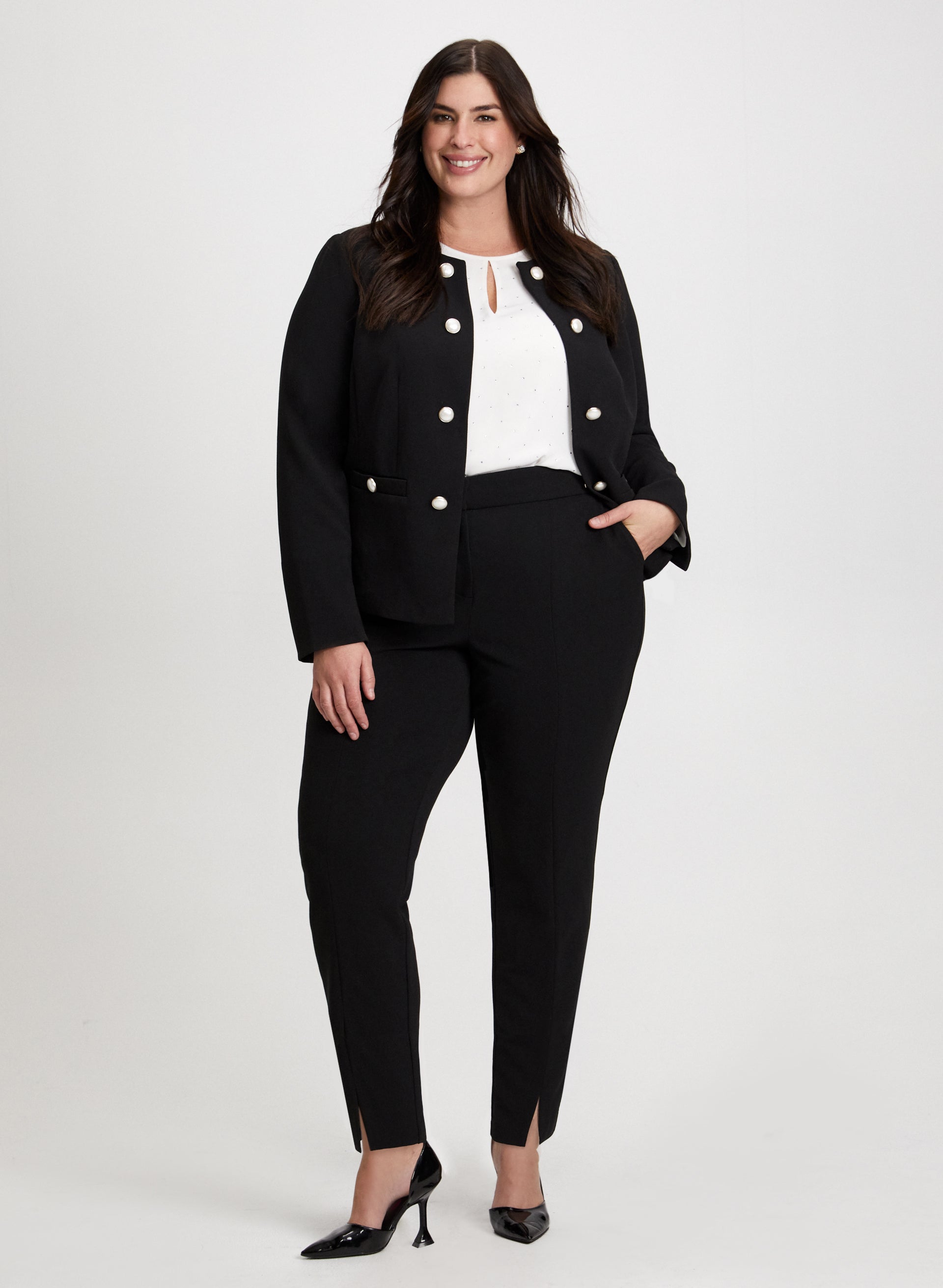 Black pearl blazer store