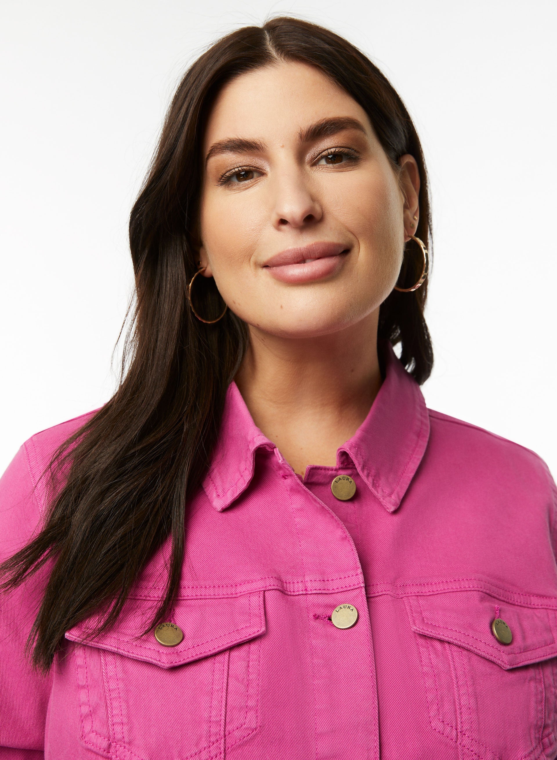 Denim jacket women pink new arrivals