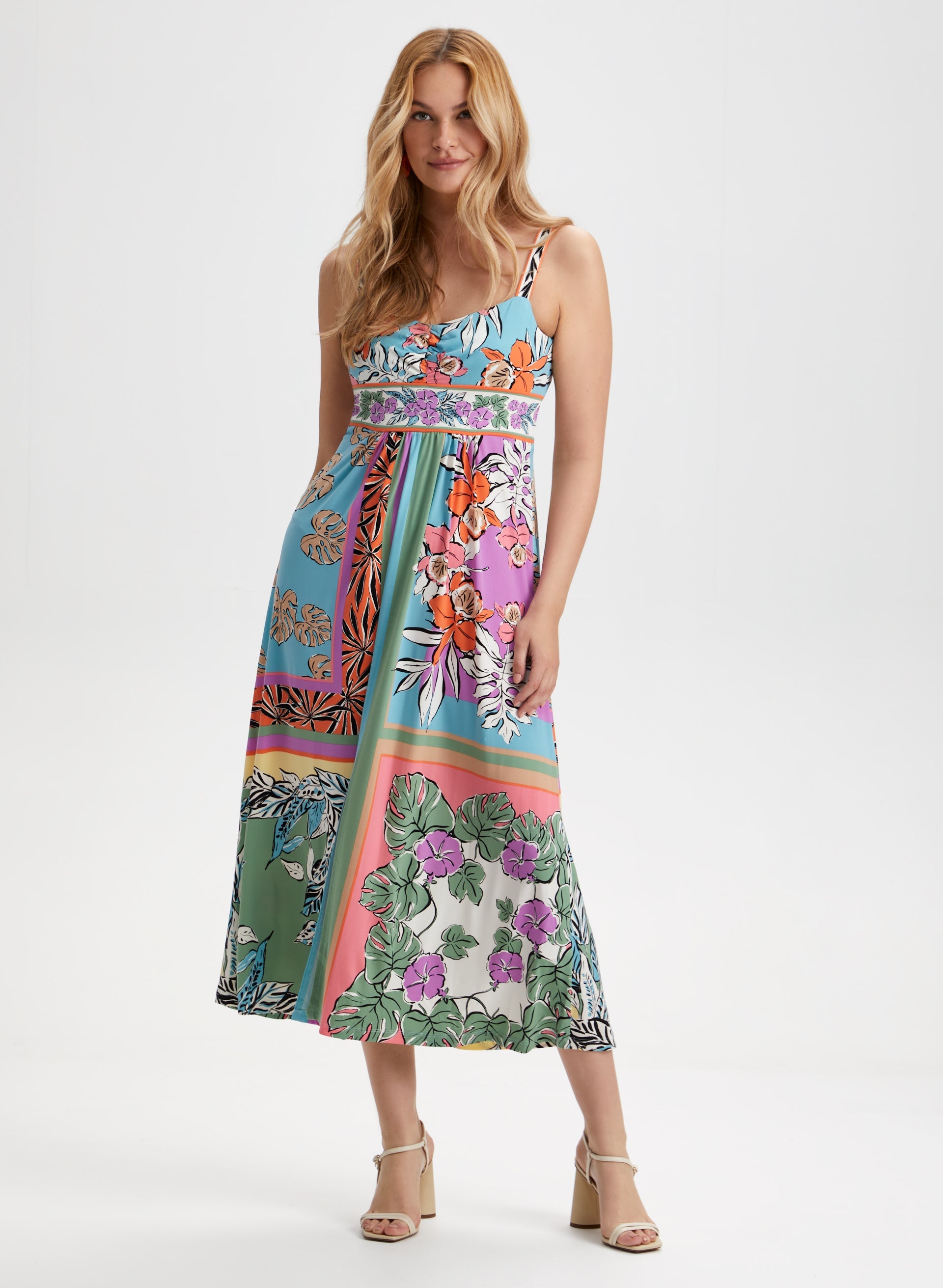 Floral Print Maxi Dress