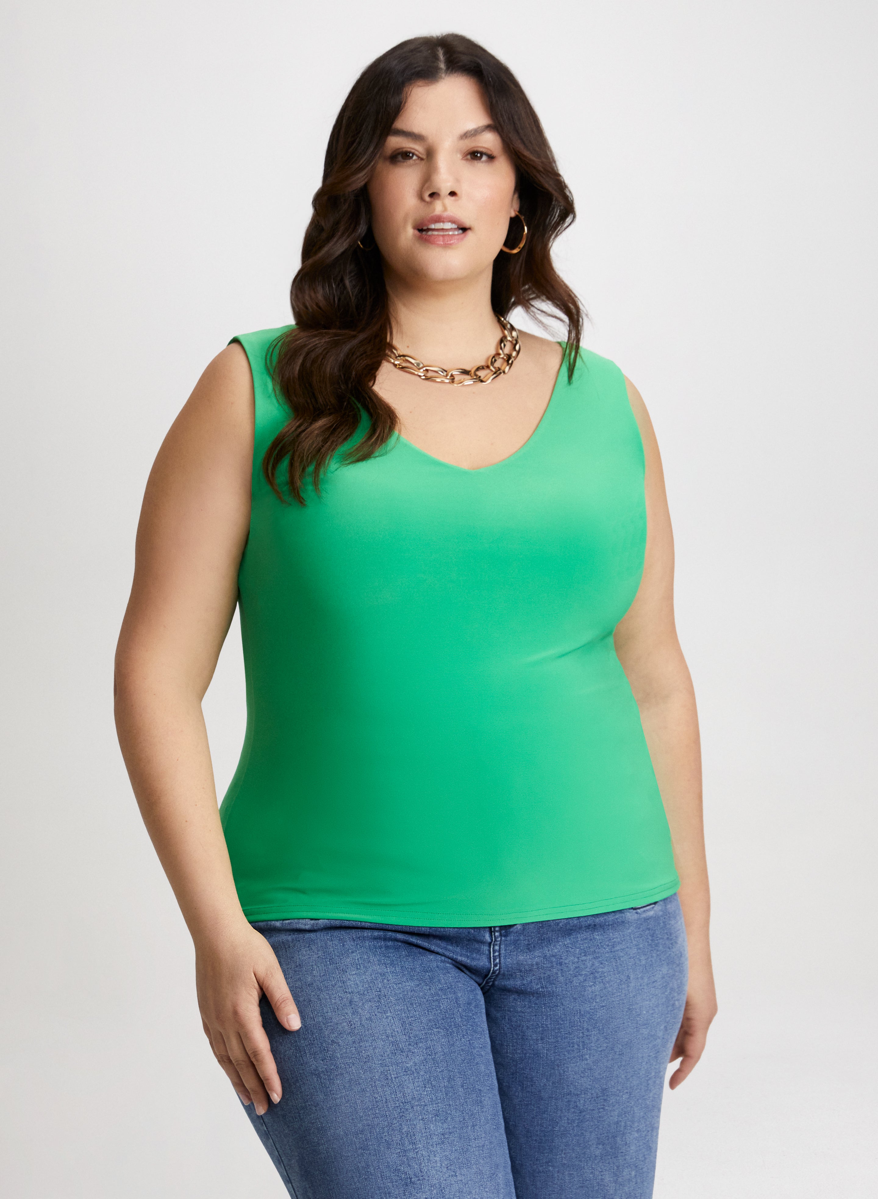 Ribbed Soft Rayon Cami, Evergreen Boutique