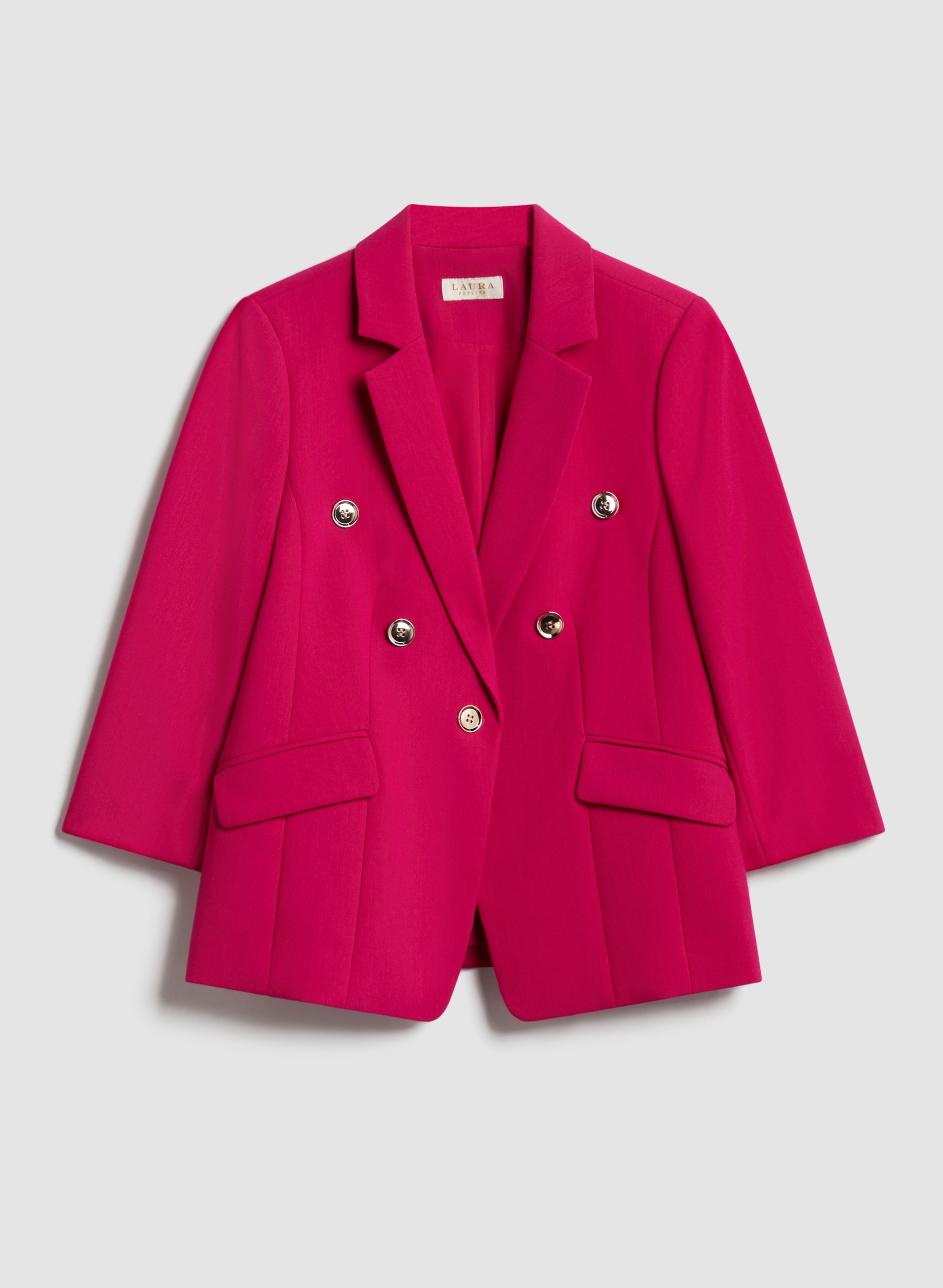 CenturyX Women's Blazer Suit 3/4 Sleeve Cardigan Jacket Suit